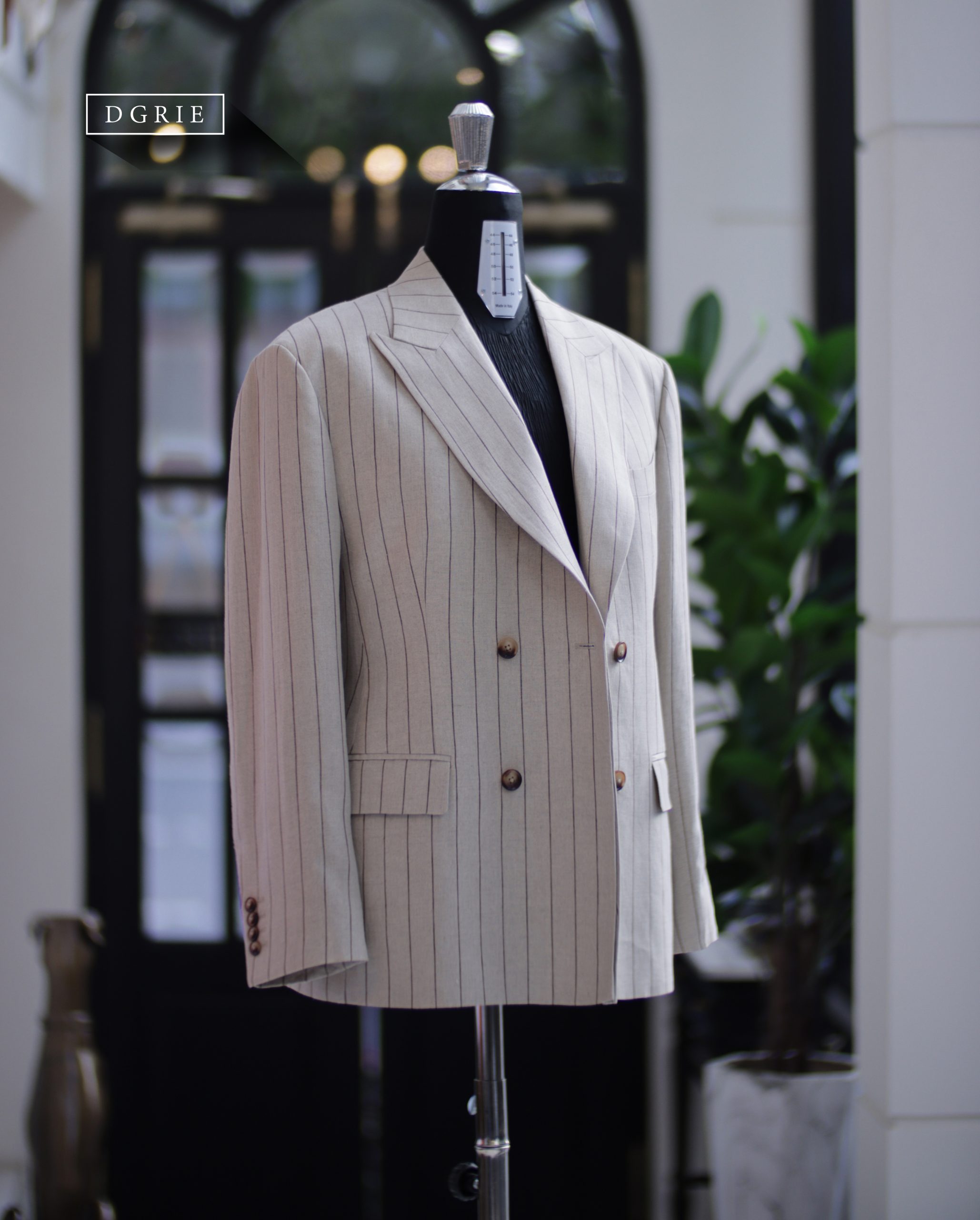 ตัดสูท DGRIE Heavy Pin-Stripe Linen Suits