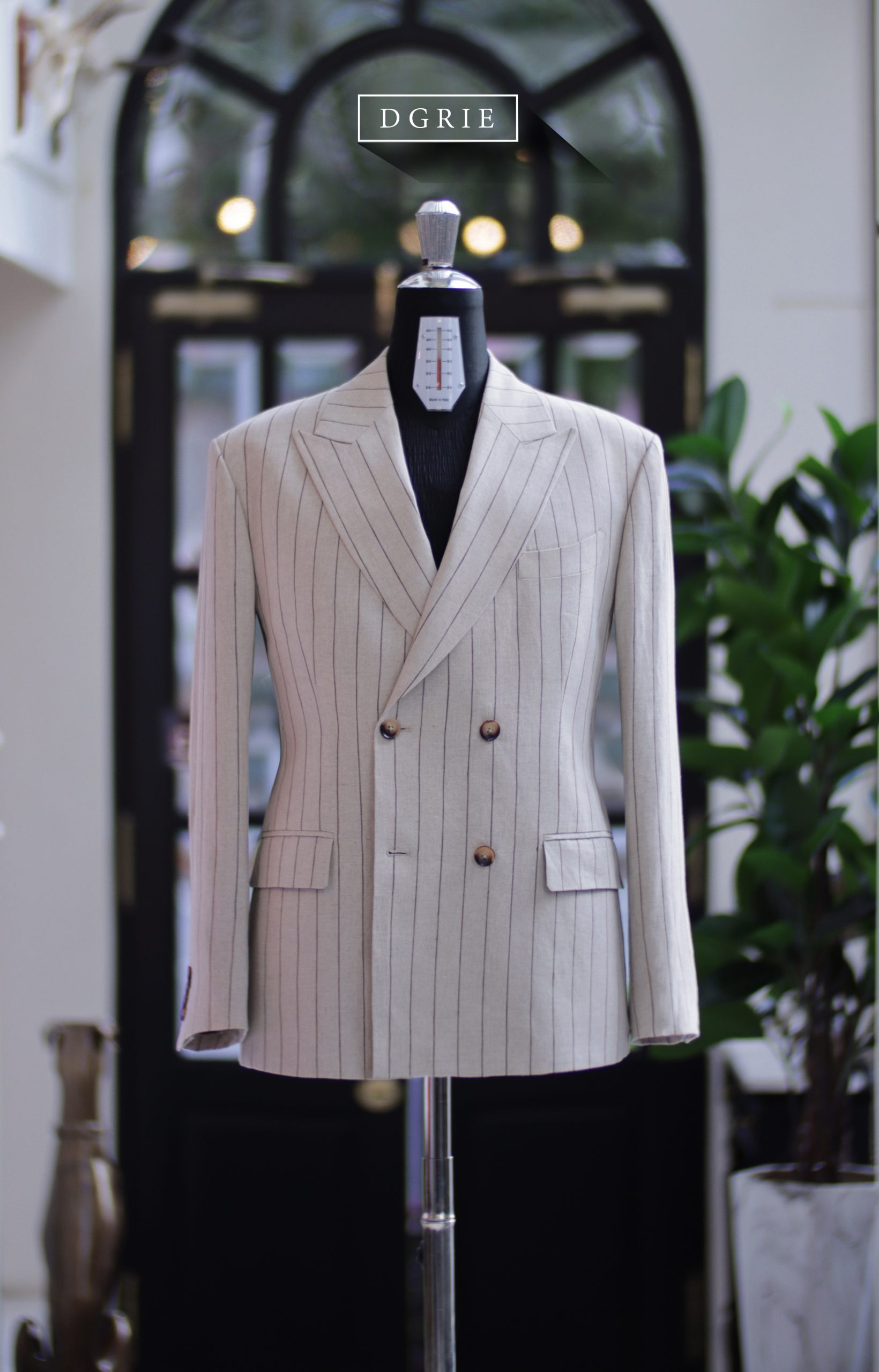 ตัดสูท DGRIE Heavy Pin-Stripe Linen Suits