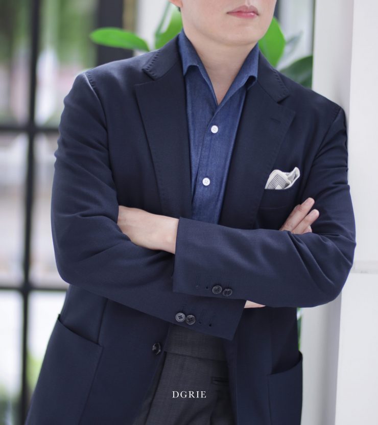 เสื้อเชิ้ต Premium Custom One-Piece Hand Stitch Collar Shirts