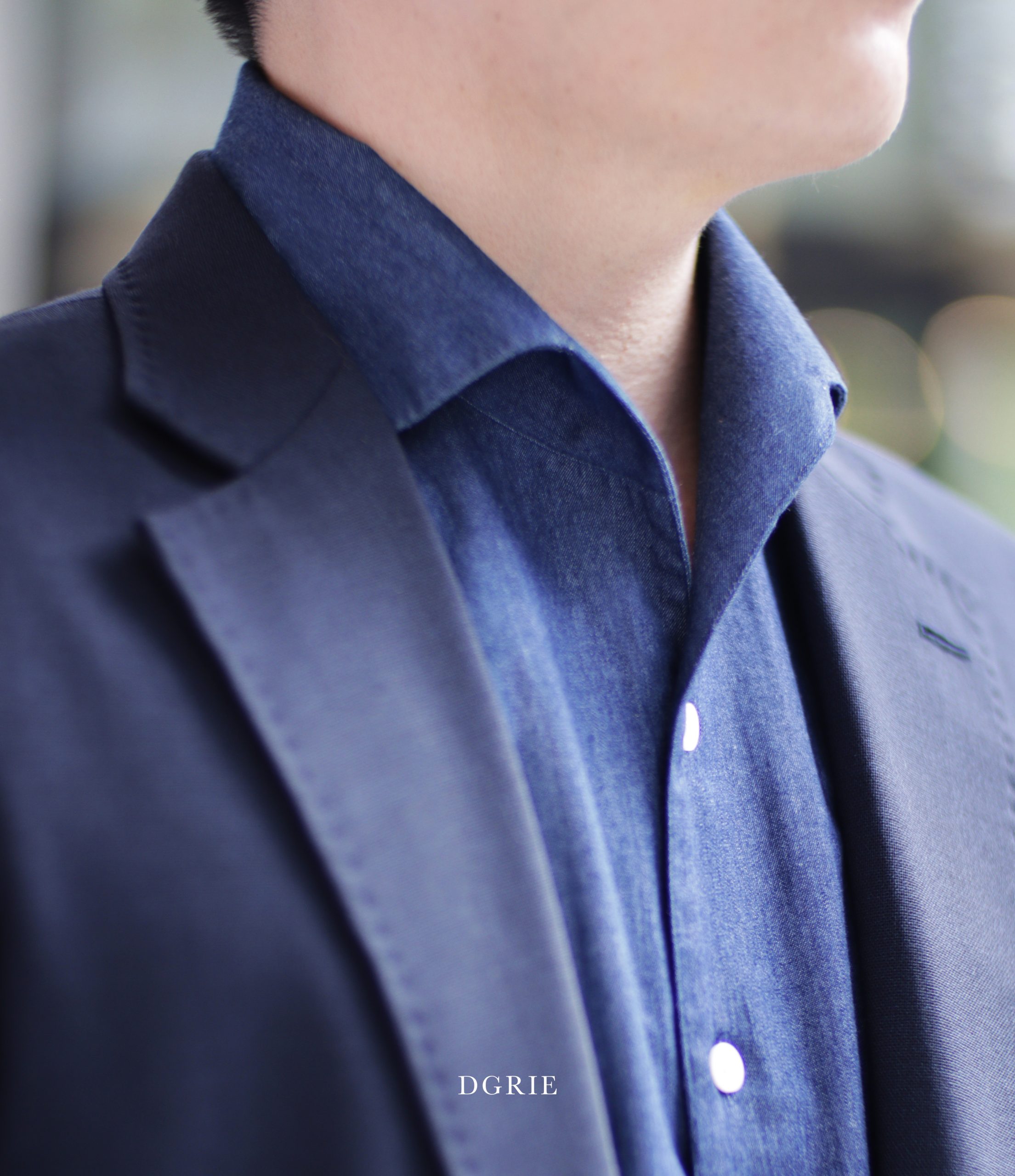 เสื้อเชิ้ต Premium Custom One-Piece Hand Stitch Collar Shirts