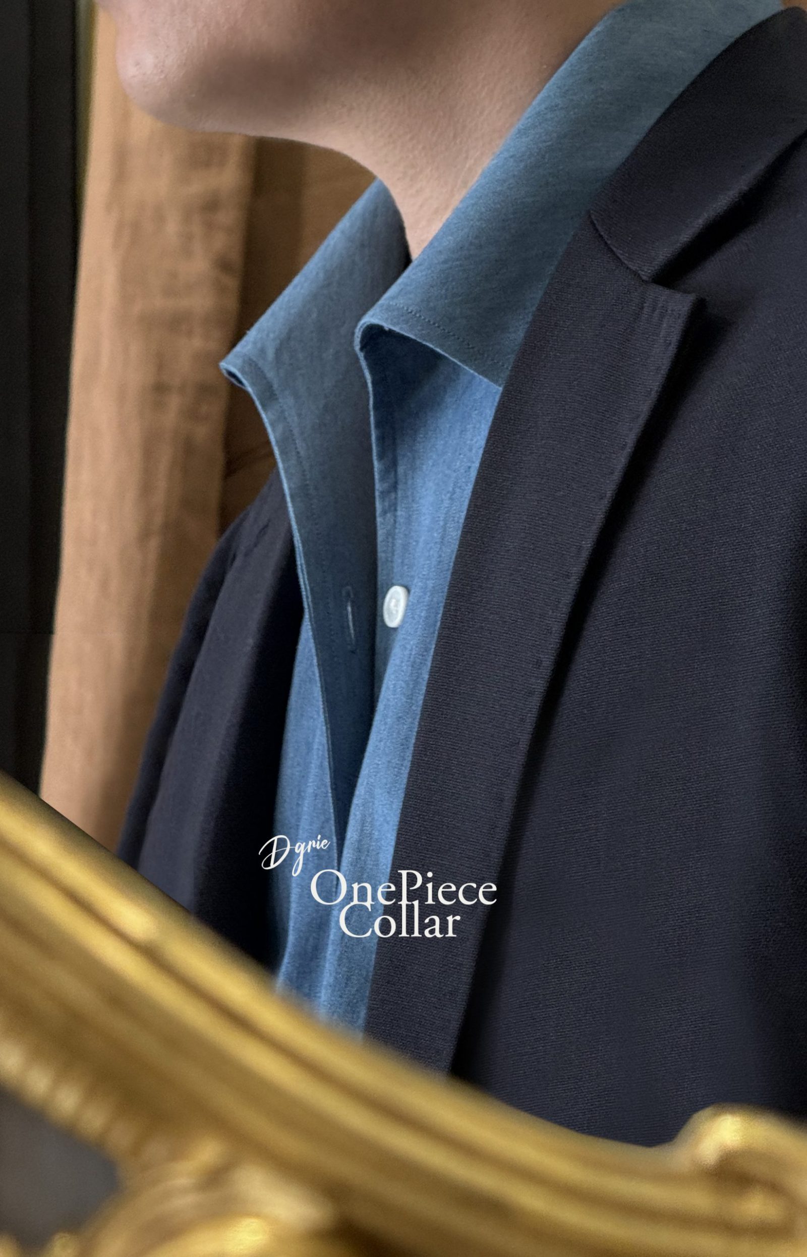ตัดเสื้อเชิ้ต ปกวินเทจ DGRIE ONE-PIECE Cooper Collar Shirts