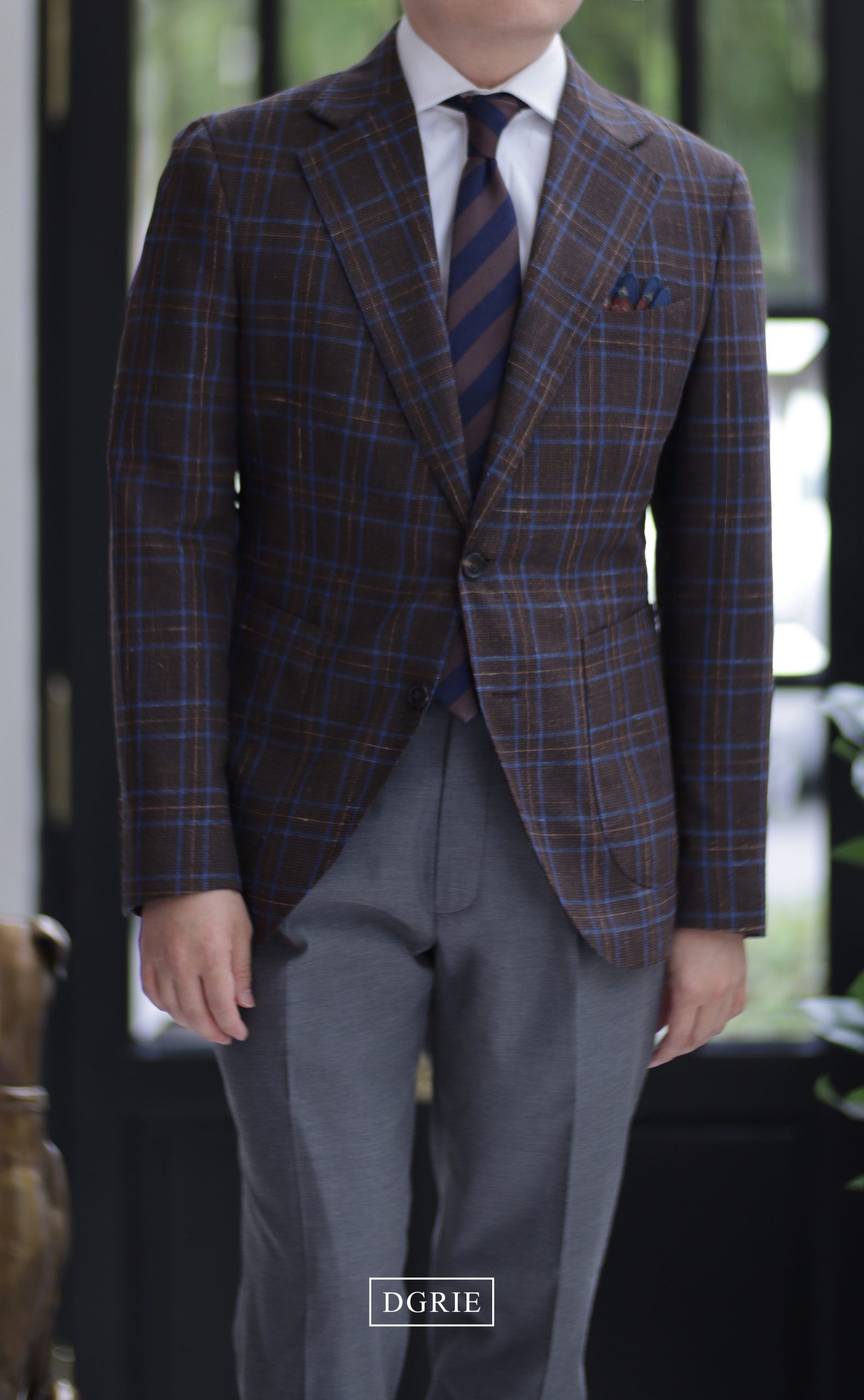 ตัดสูท DGRIE WINDOW WOOL SILK LINEN JACKET
