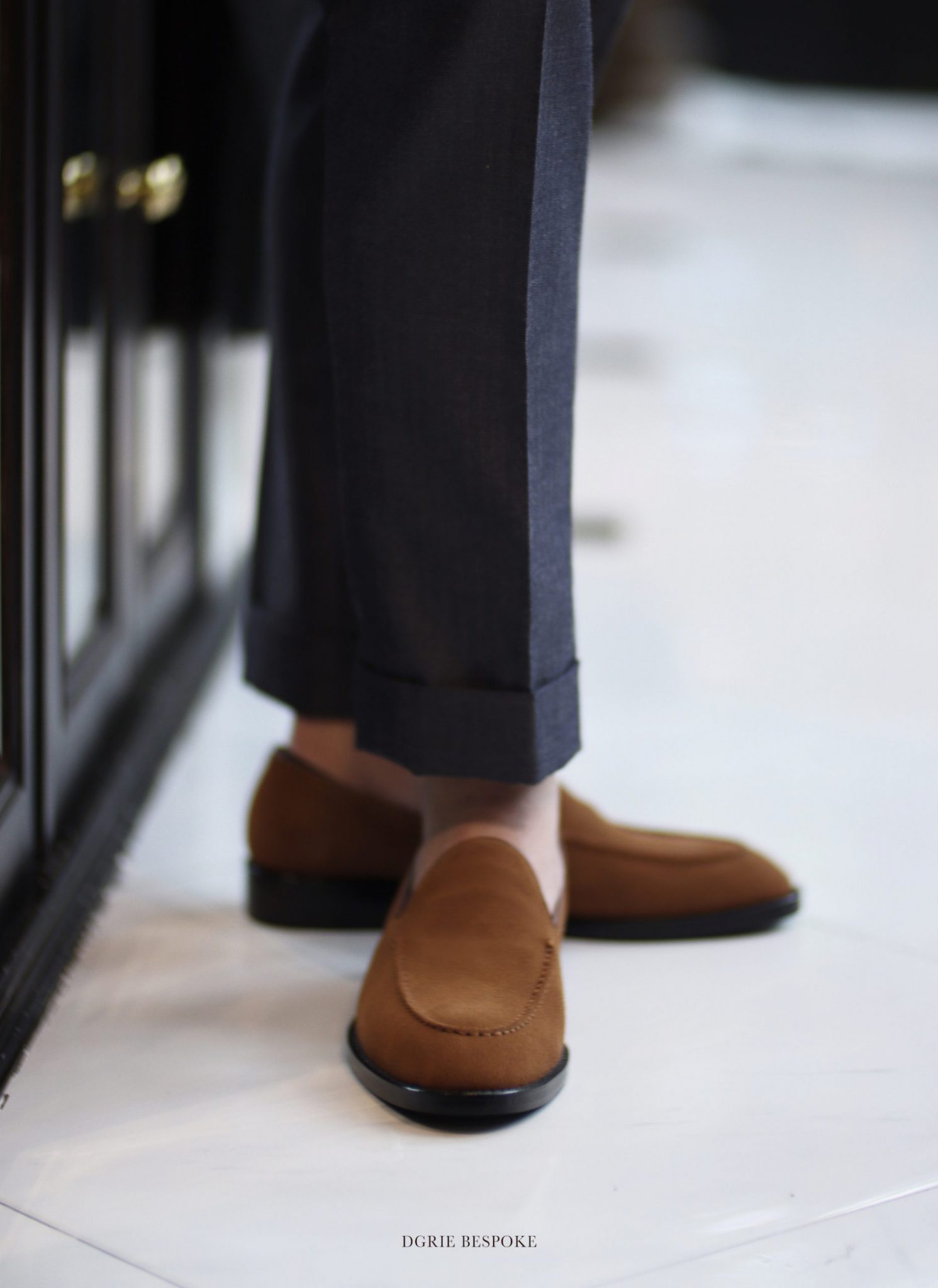dgrie-snuff-suede-loafers-shoes-dgrie-scaled-1491x2048 รองเท้าหนังกลับผู้ชาย DRGIE Casual Snuff Suede Tassel-Less Loafers