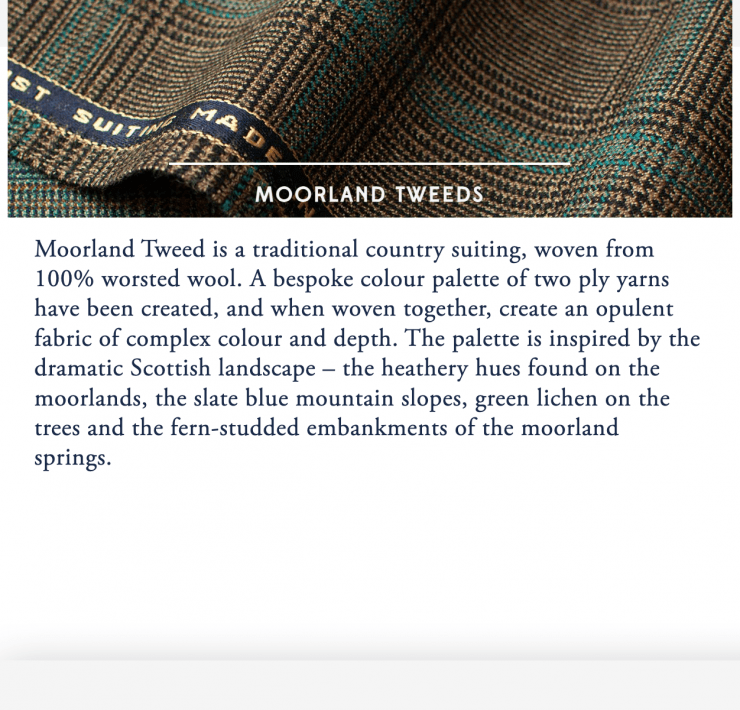 Holland & Sherry MOORLAND TWEEDS Suits