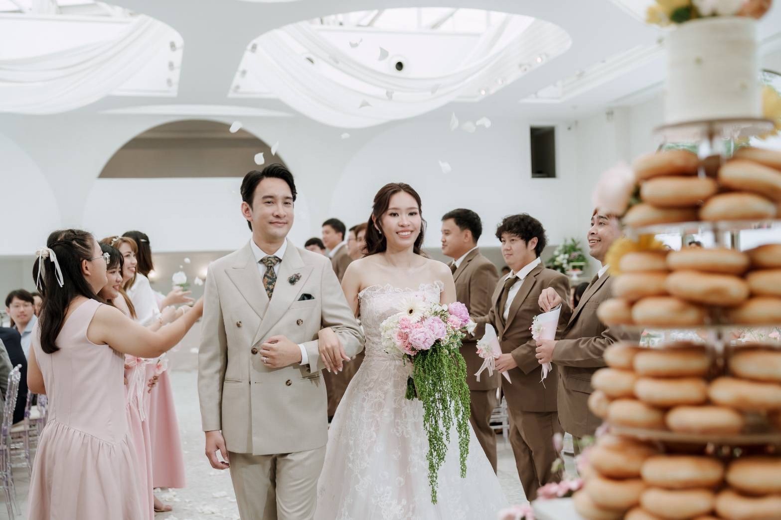 Cream wedding suits ตัดสูทโทนสีครีม