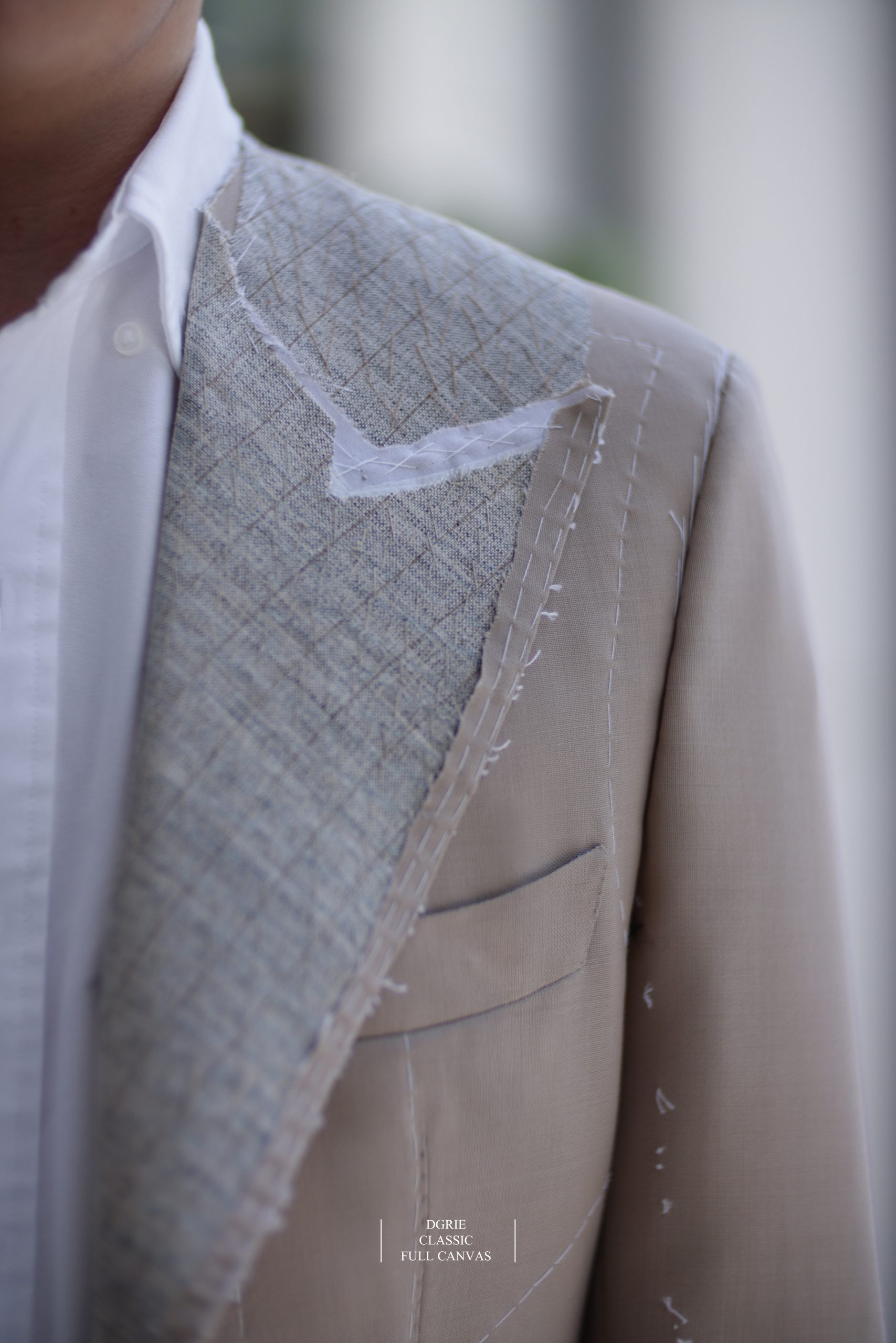 ตัดสูทหางม้า DGRIE CLASSIC PEAK LAPEL FULL CANVAS SUITS