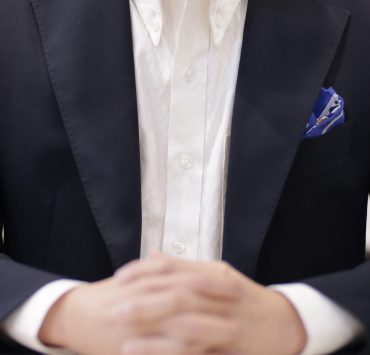ตัดเชิ้ต DGRIE Medium & Heavy Herring Bone White Shirts