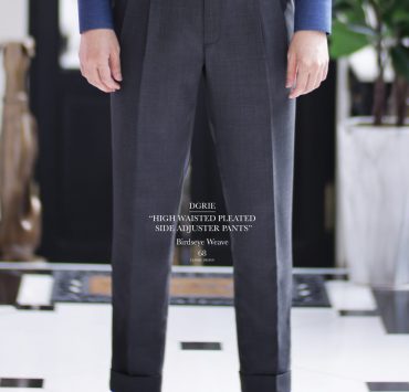 DGRIE PANTS 68 High Waisted Pleat Side Adjuster