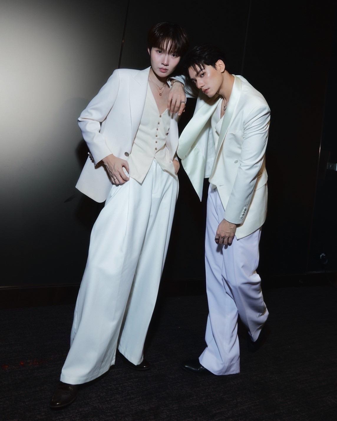 DGRIE Spotlight : น้ำปิง นภัสกร Ivory Wool Tuxedo Suits