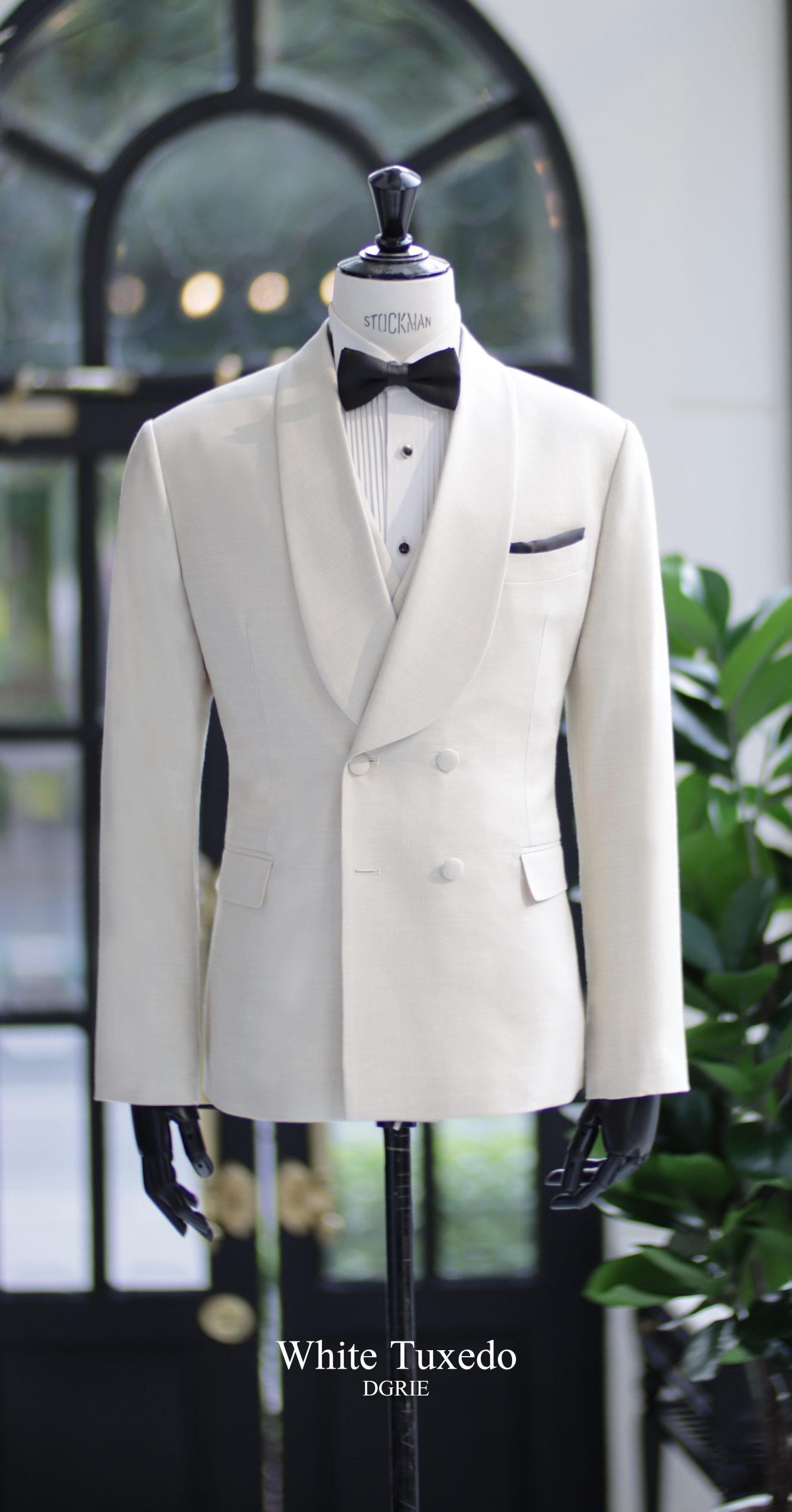 ตัดสูททักซิโด้ Ivory White Shawl Lapel Tuxedo Suits