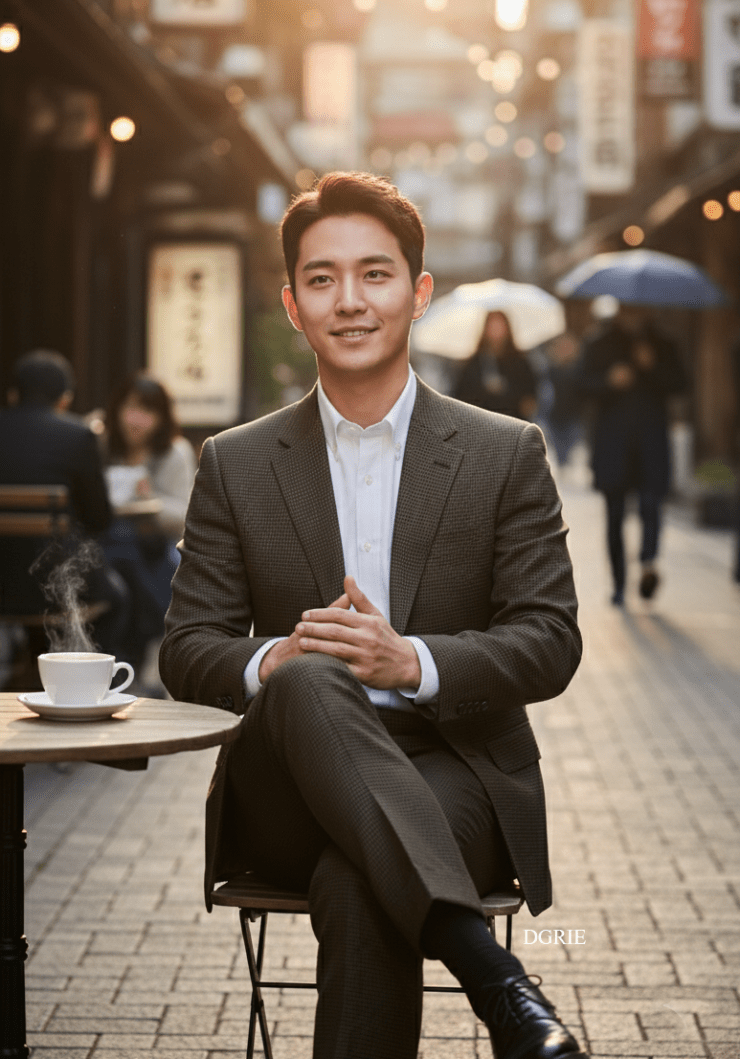 เสื้อสูท Bronze Olive Houndstooth Wool Suits