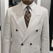 ตัดสูทลินิน Classic Double Breasted Irish Linen Suits