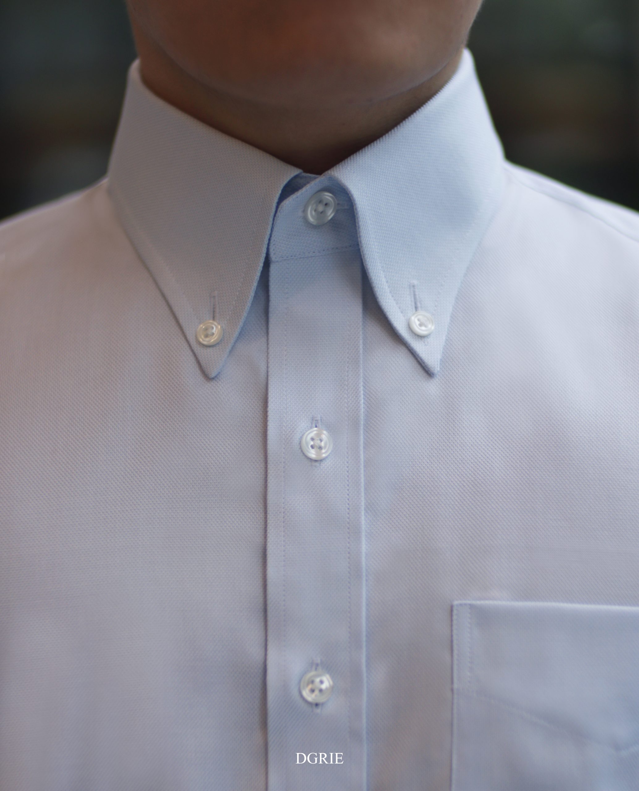 IMG_1363 copy ตัดเชิ้ต DGRIE Light Blue Oxford Button Down Shirts