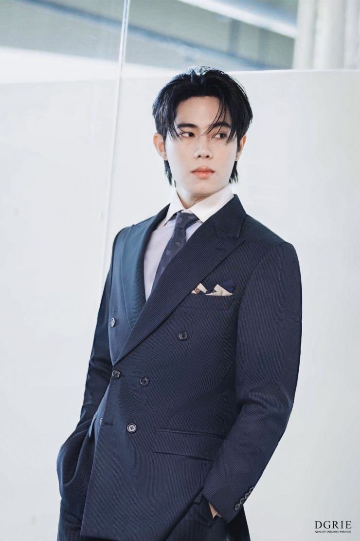 DGRIE Spotlight: Ohm Sarit Elegance in Motion Navy Pinstripe Suits