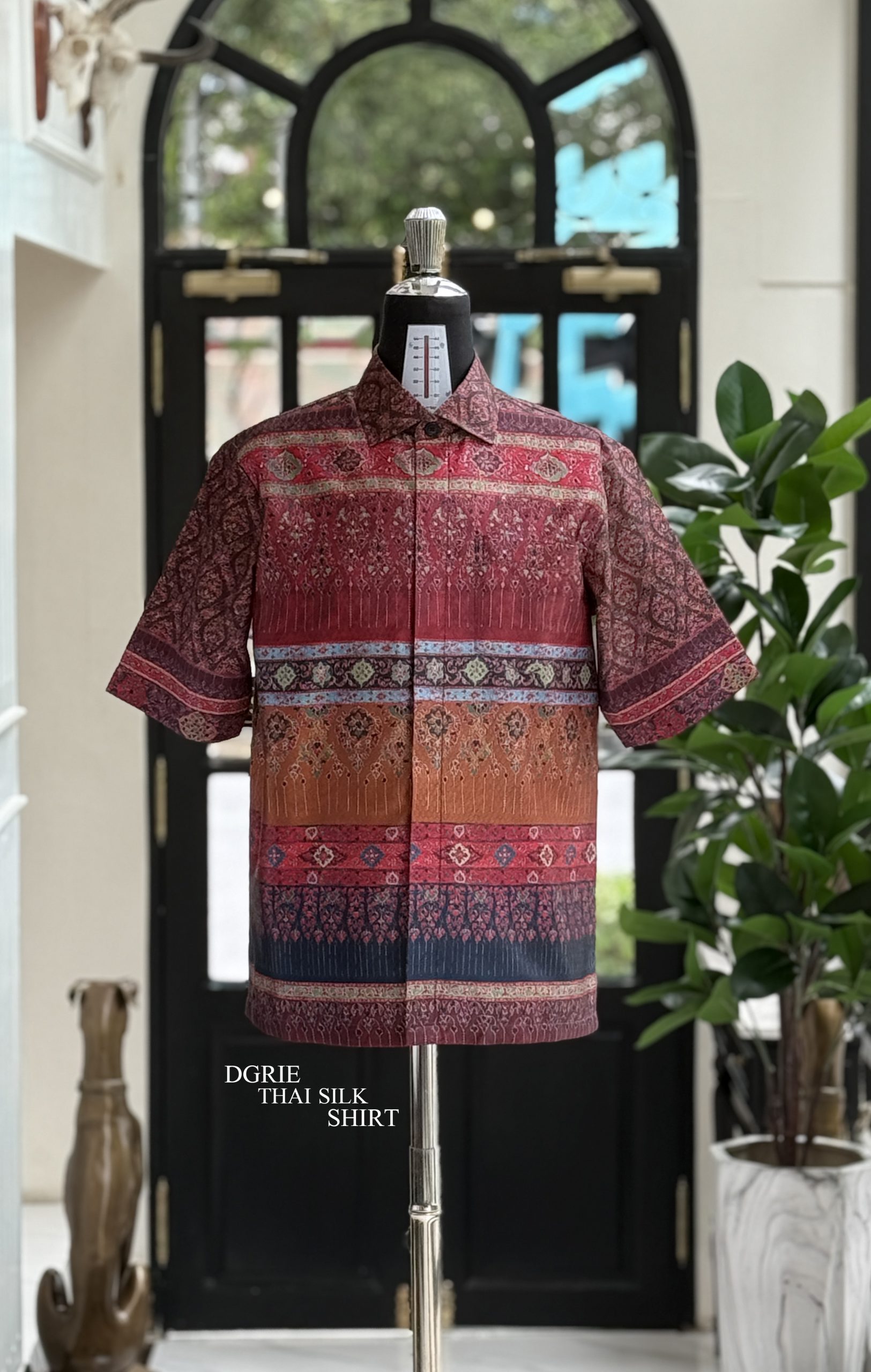 IMG_7385 2 copy DGRIE - Thai Silk Short Sleeve Shirt