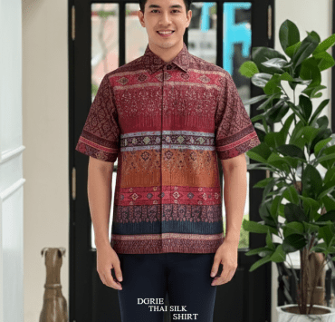 DGRIE - Thai Silk Short Sleeve Shirt