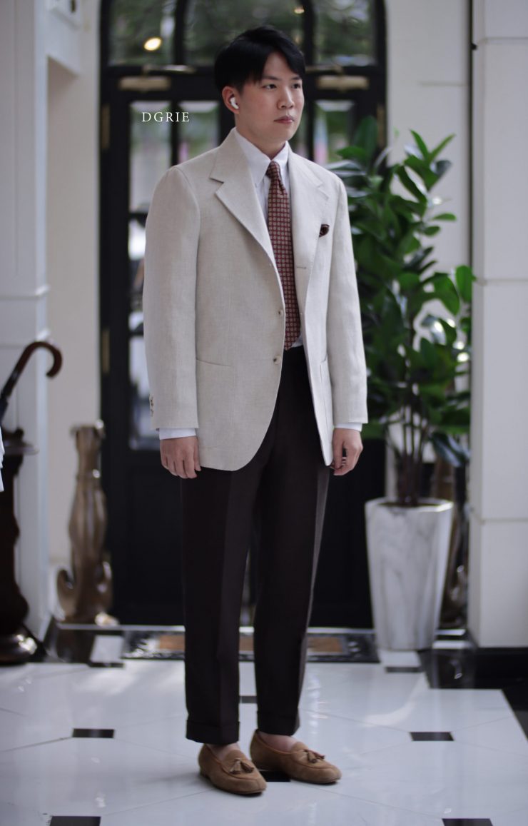 ตัดสูทลินิน Classic Natural Linen Sport Jacket