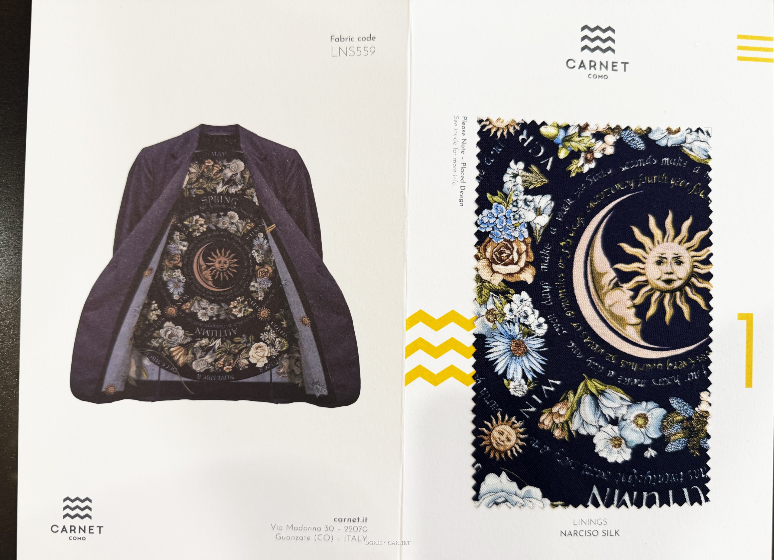 DGRIE ^ CARNET new fabric Collection 2026