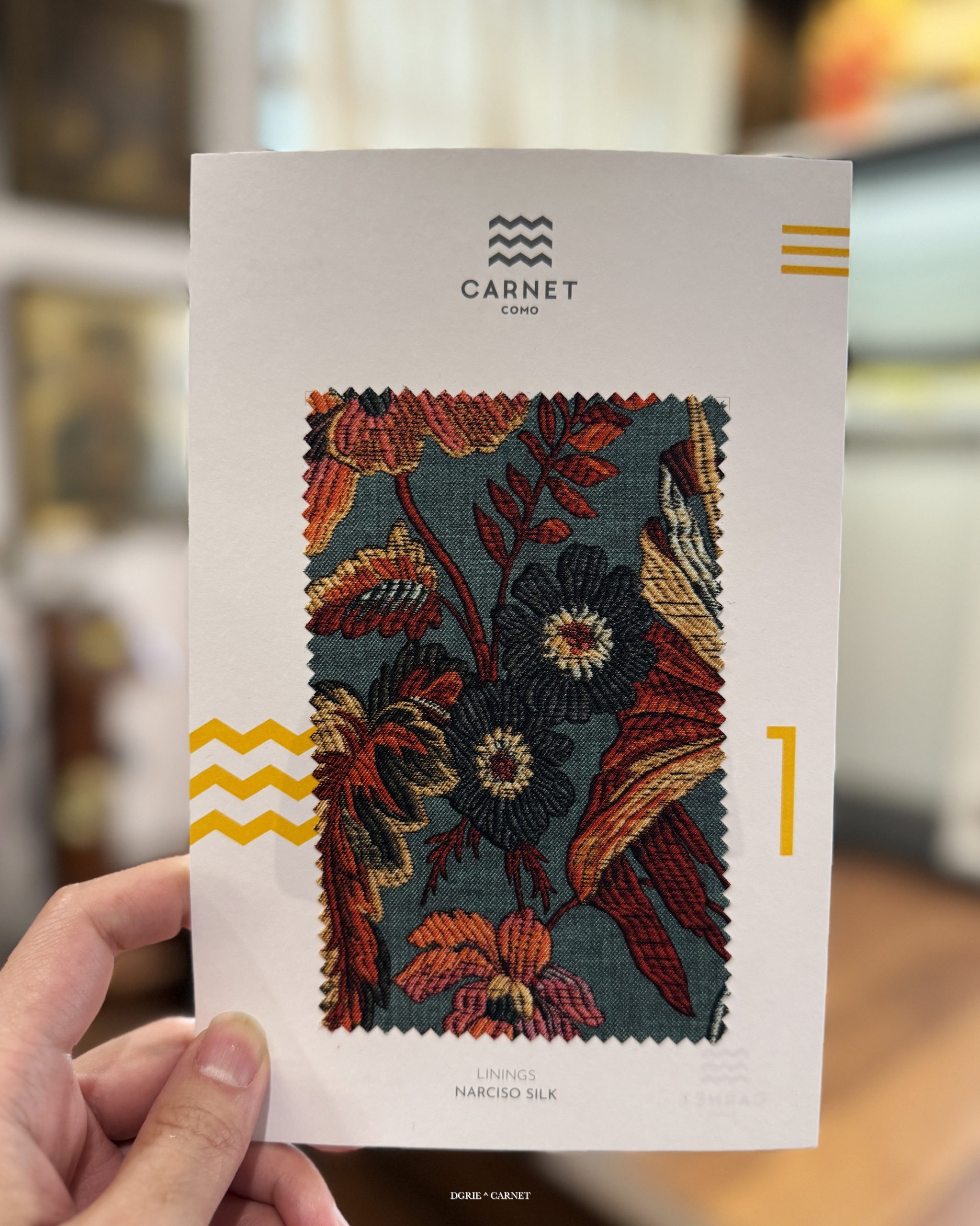 DGRIE ^ CARNET new fabric Collection 2026