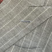 DGRIE Milanese Buttonhole - Grey Pinstripe Suits