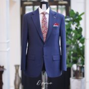 ตัดสูทหางม้าสีน้ำ CLASSIC NAVY FULLCANVAS SUITS