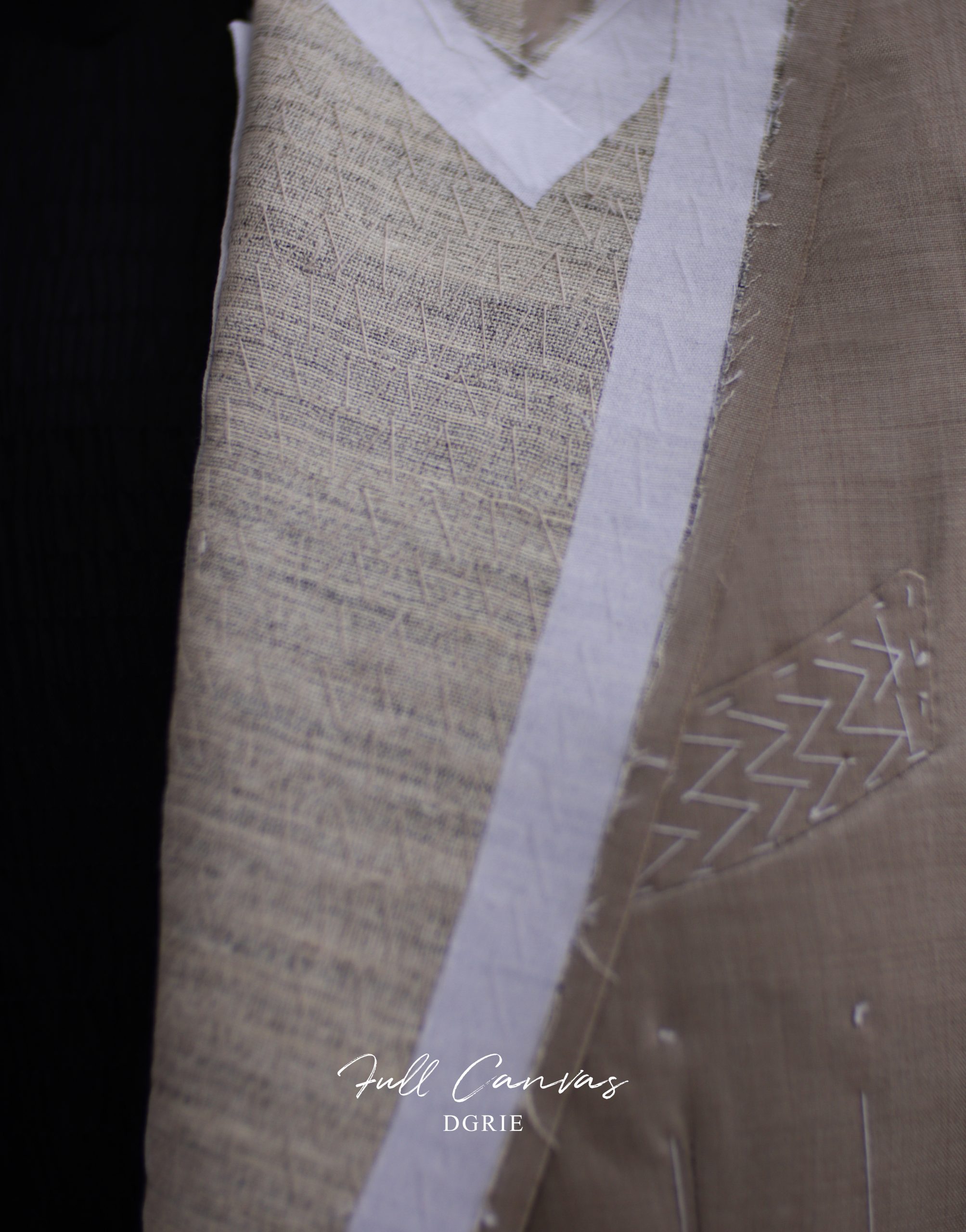 DGRIE - 1st Fitting Beige Full Canvas Suits
