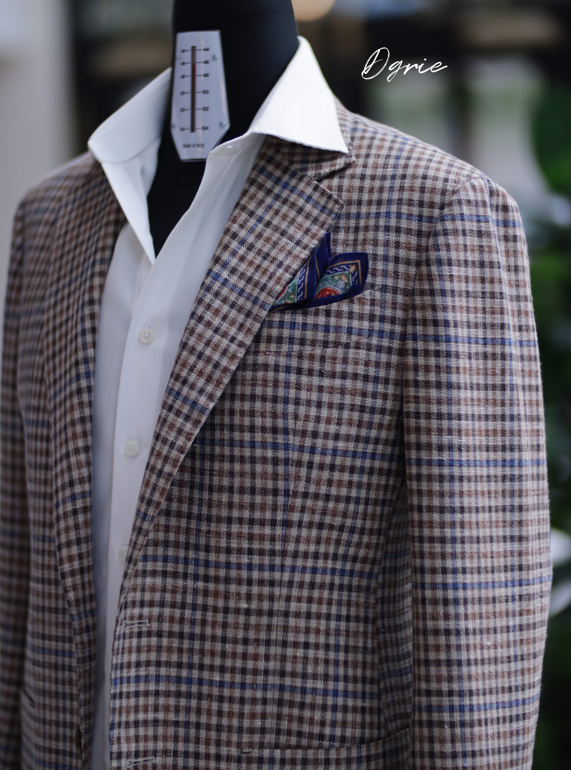 DGRIE Gunclub Jacket Collar over Lapel - Classic Menswear