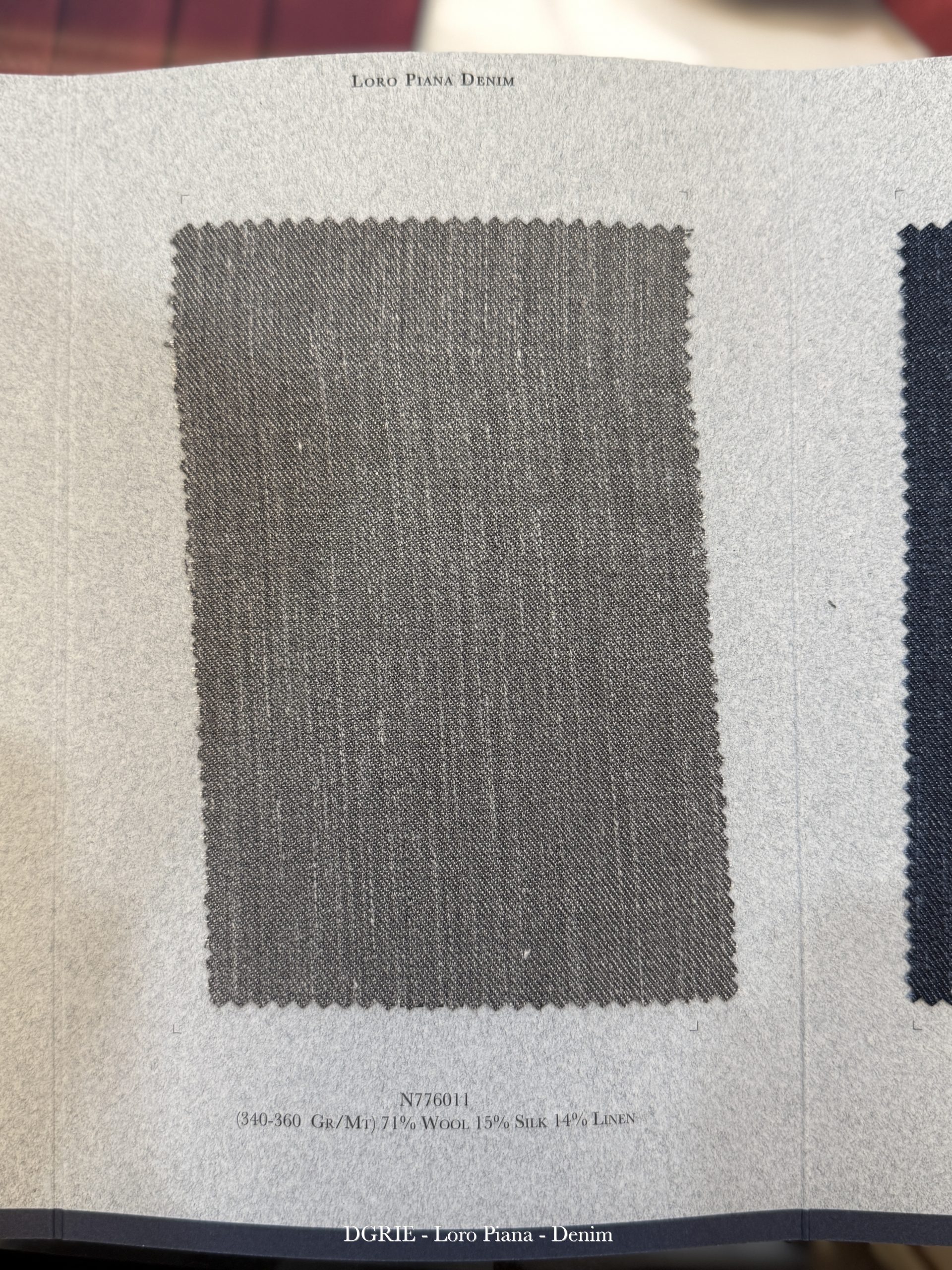 DGRIE - ตัดสูท Loro Piana Denim