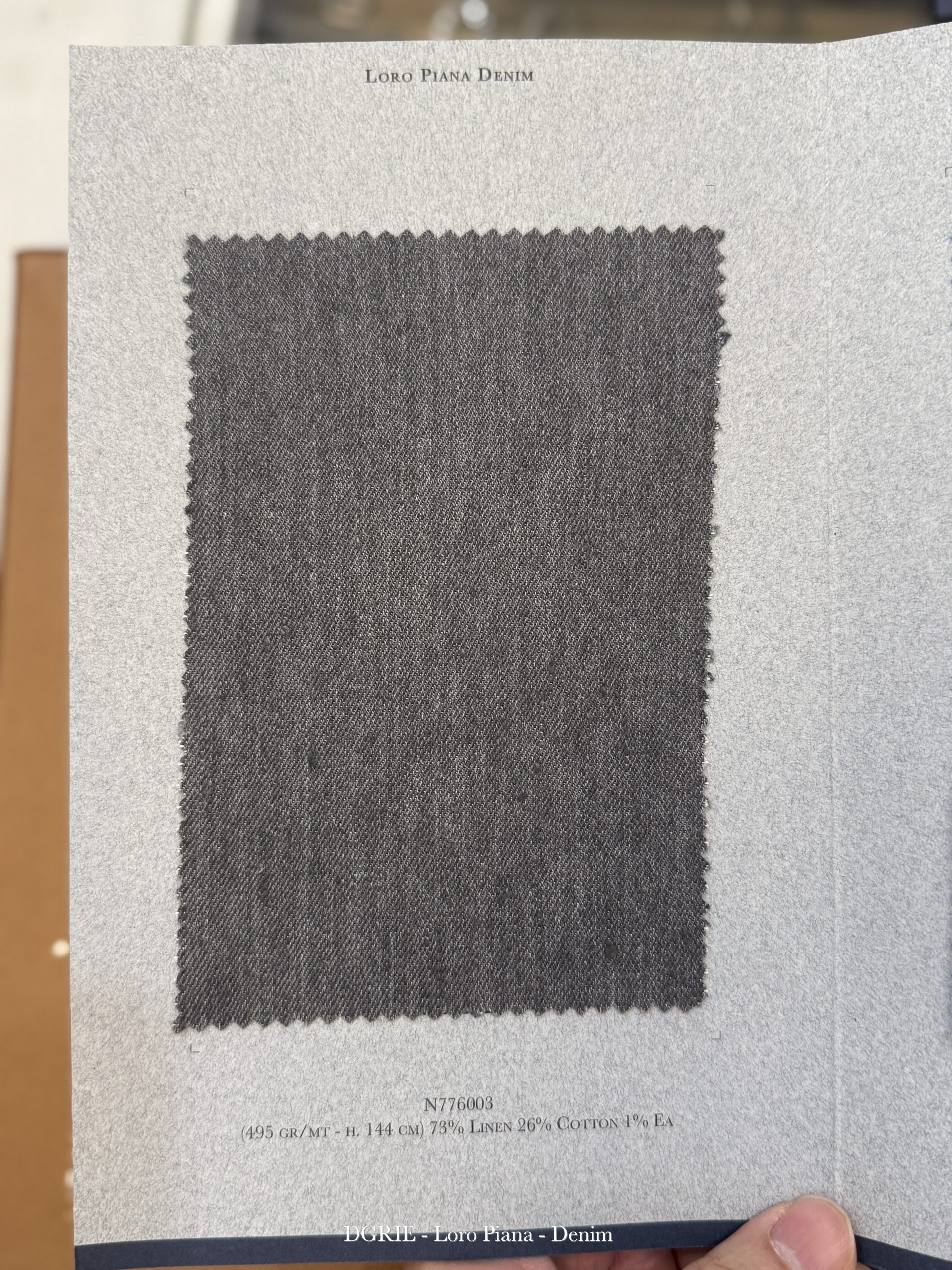 DGRIE - ตัดสูท Loro Piana Denim