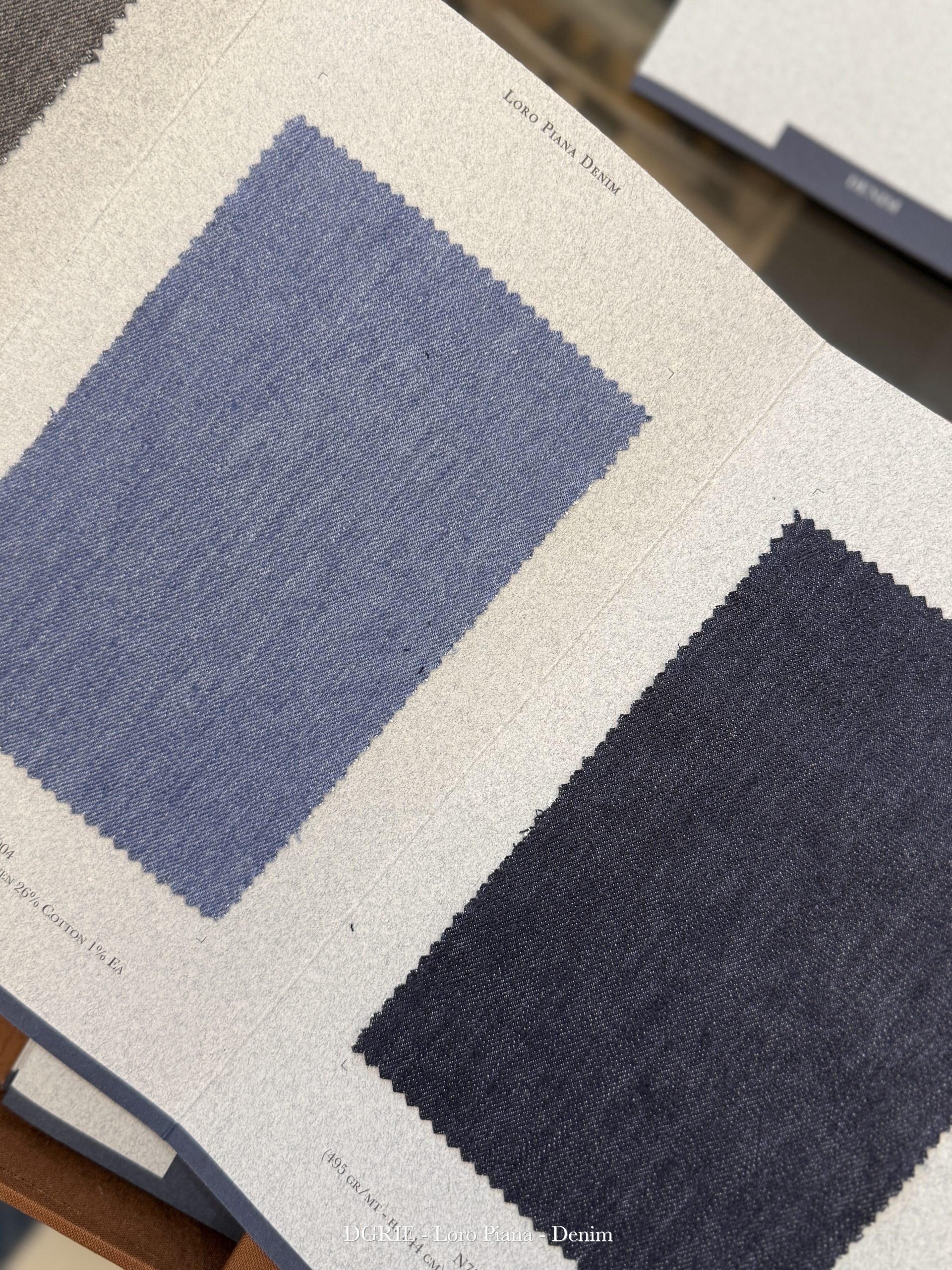 DGRIE - ตัดสูท Loro Piana Denim