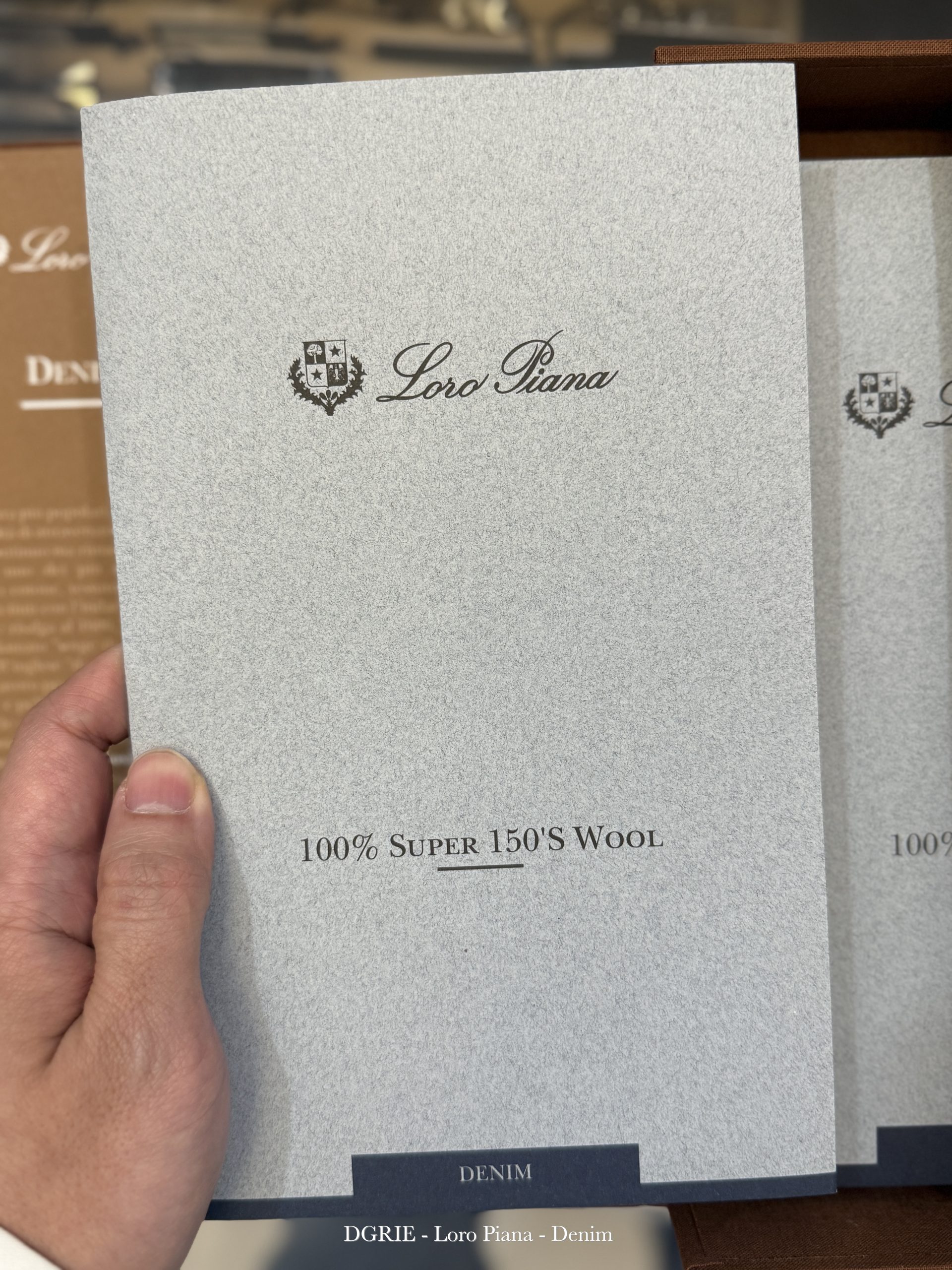 DGRIE - ตัดสูท Loro Piana Denim