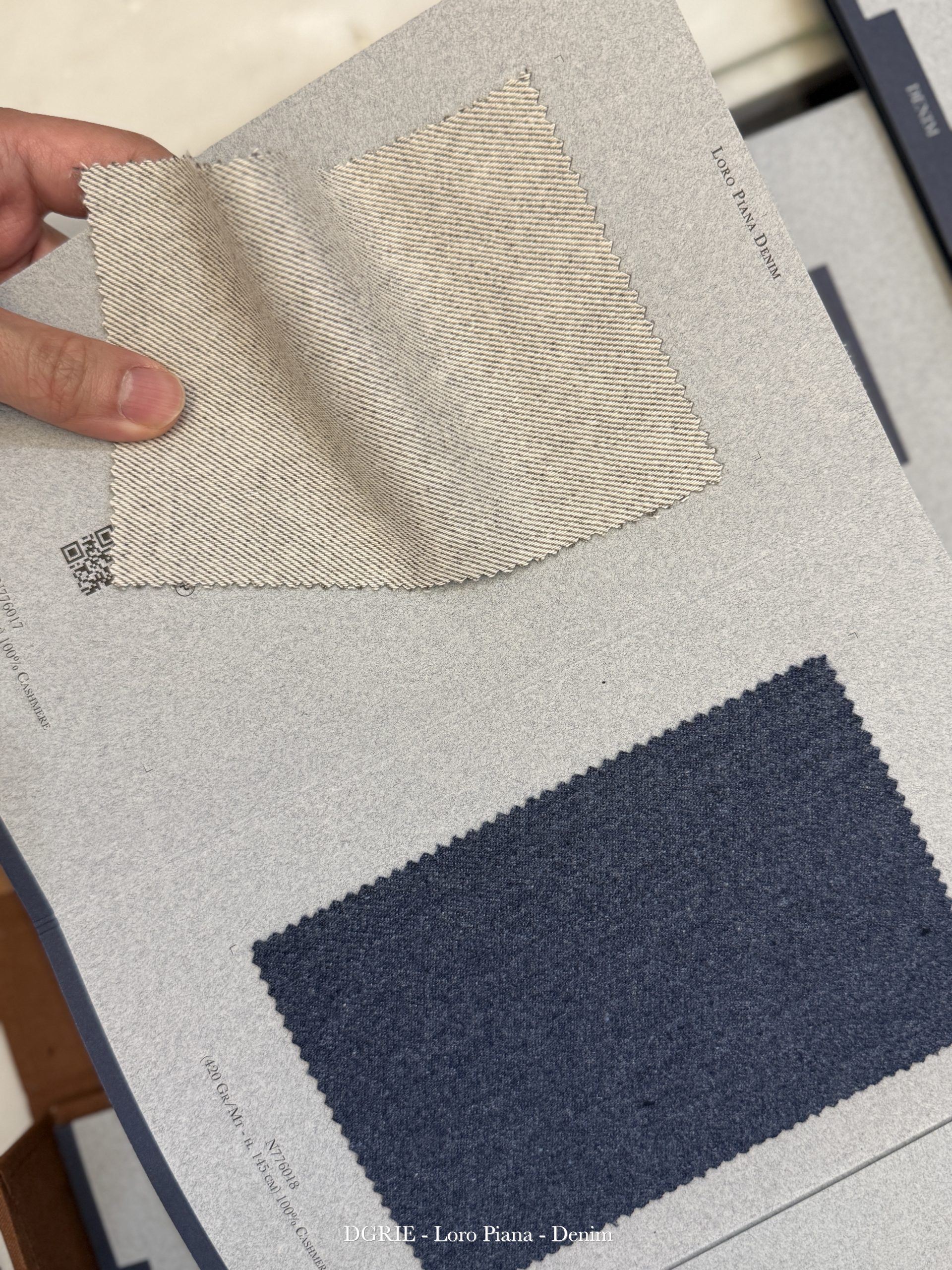 DGRIE - ตัดสูท Loro Piana Denim