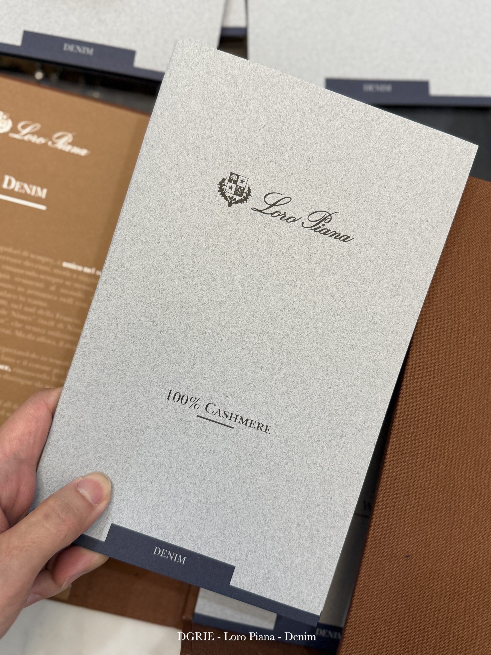 DGRIE - ตัดสูท Loro Piana Denim