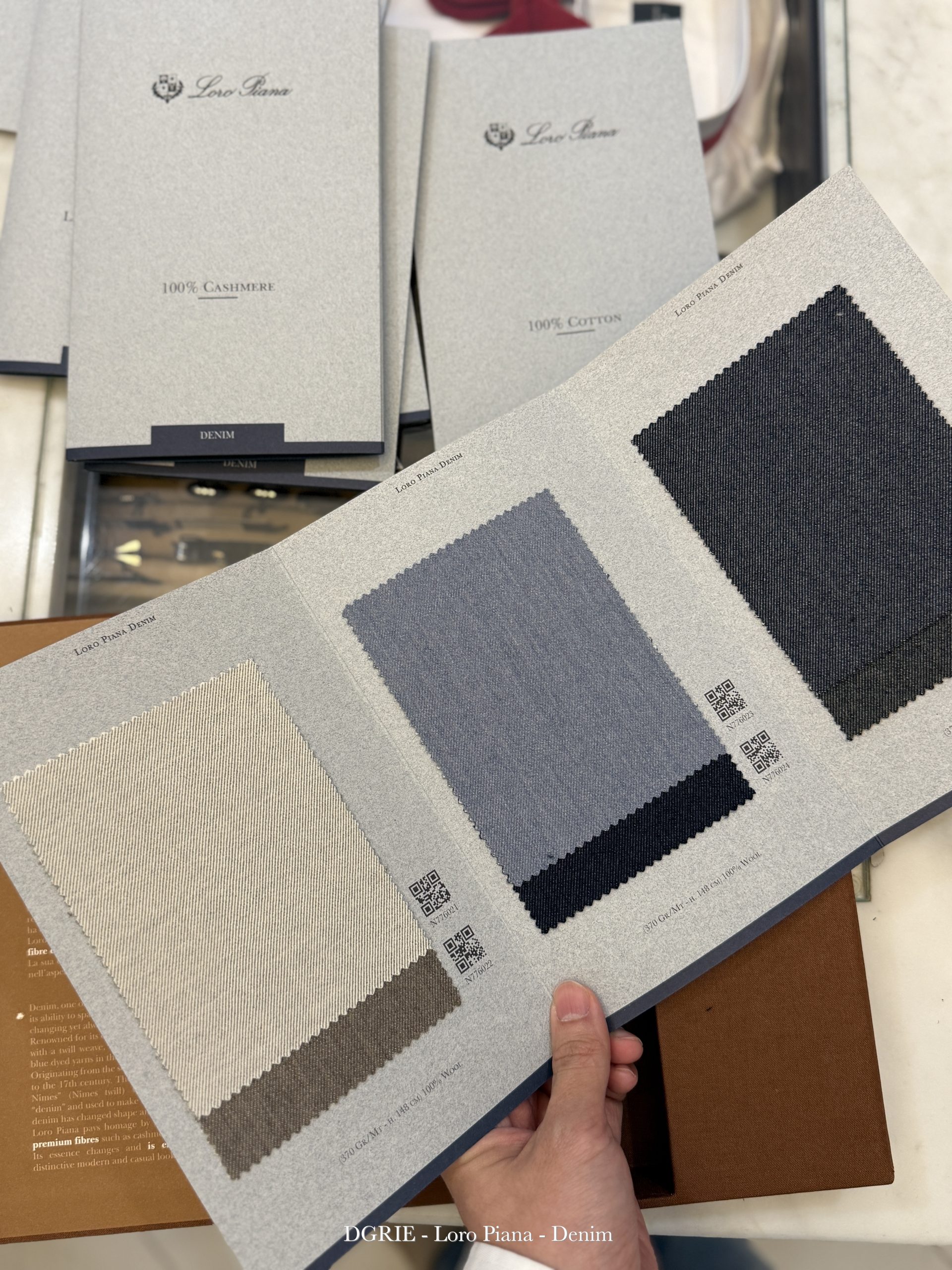 DGRIE - ตัดสูท Loro Piana Denim