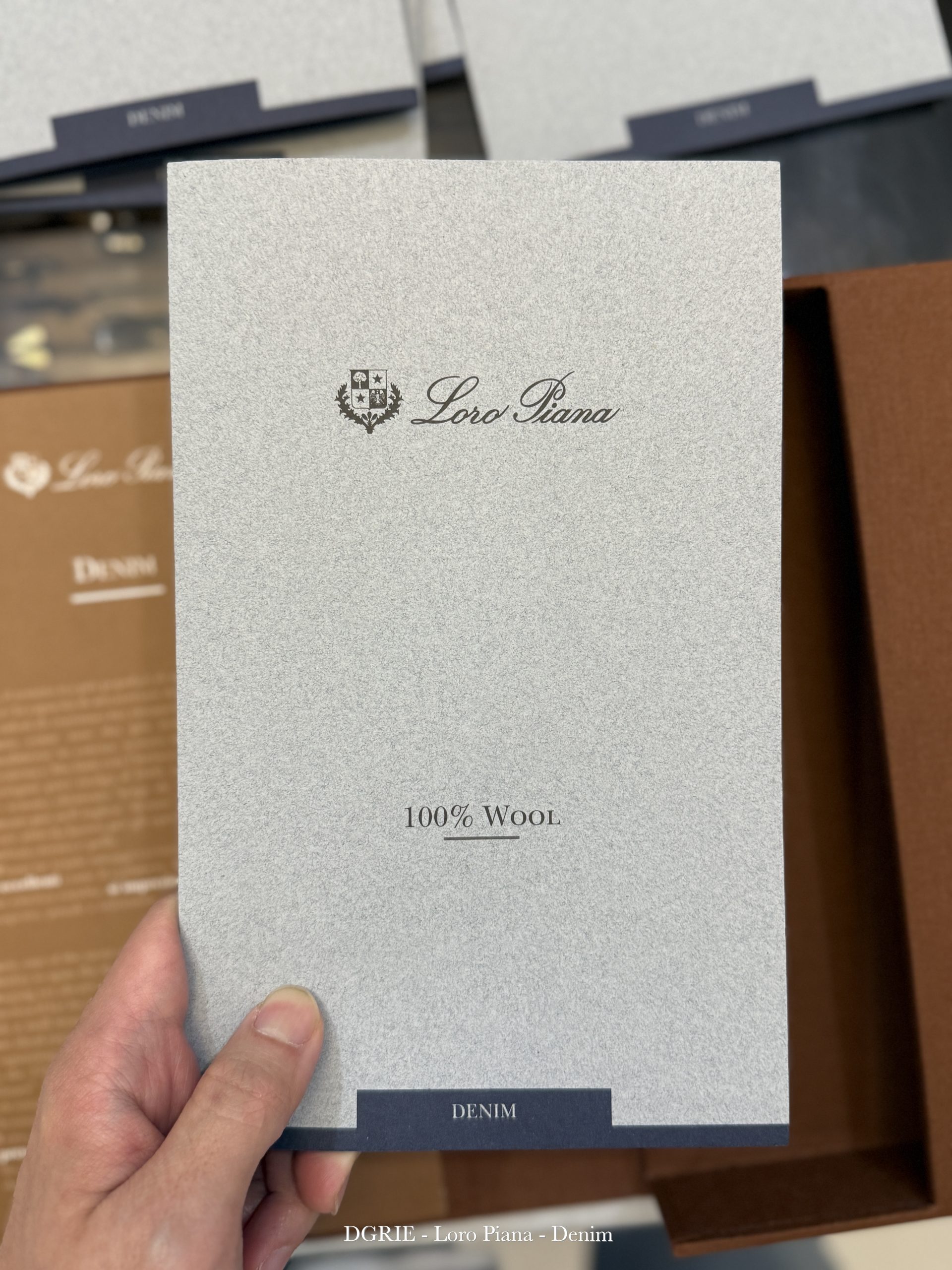 DGRIE - ตัดสูท Loro Piana Denim