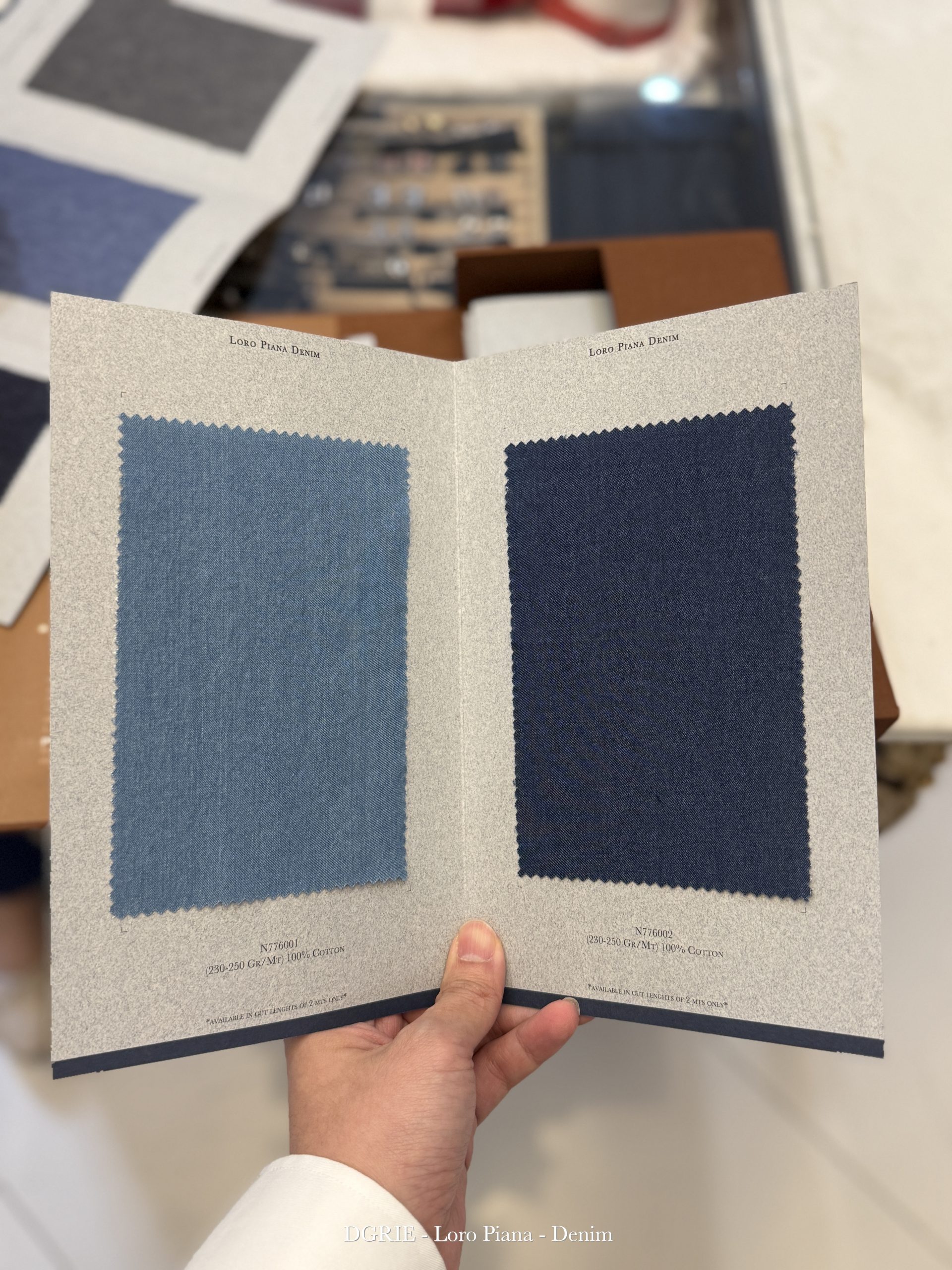 DGRIE - ตัดสูท Loro Piana Denim