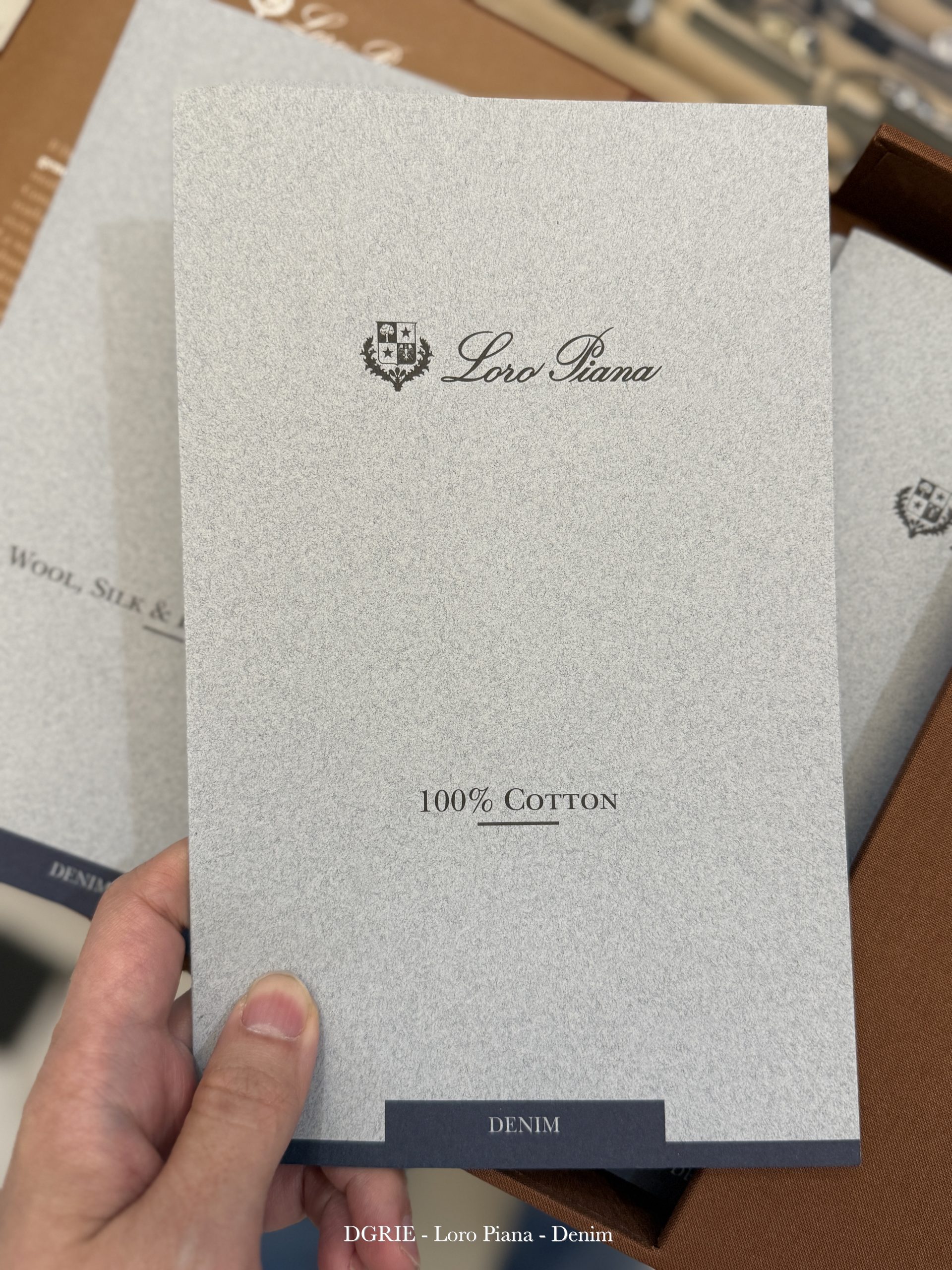 DGRIE - ตัดสูท Loro Piana Denim