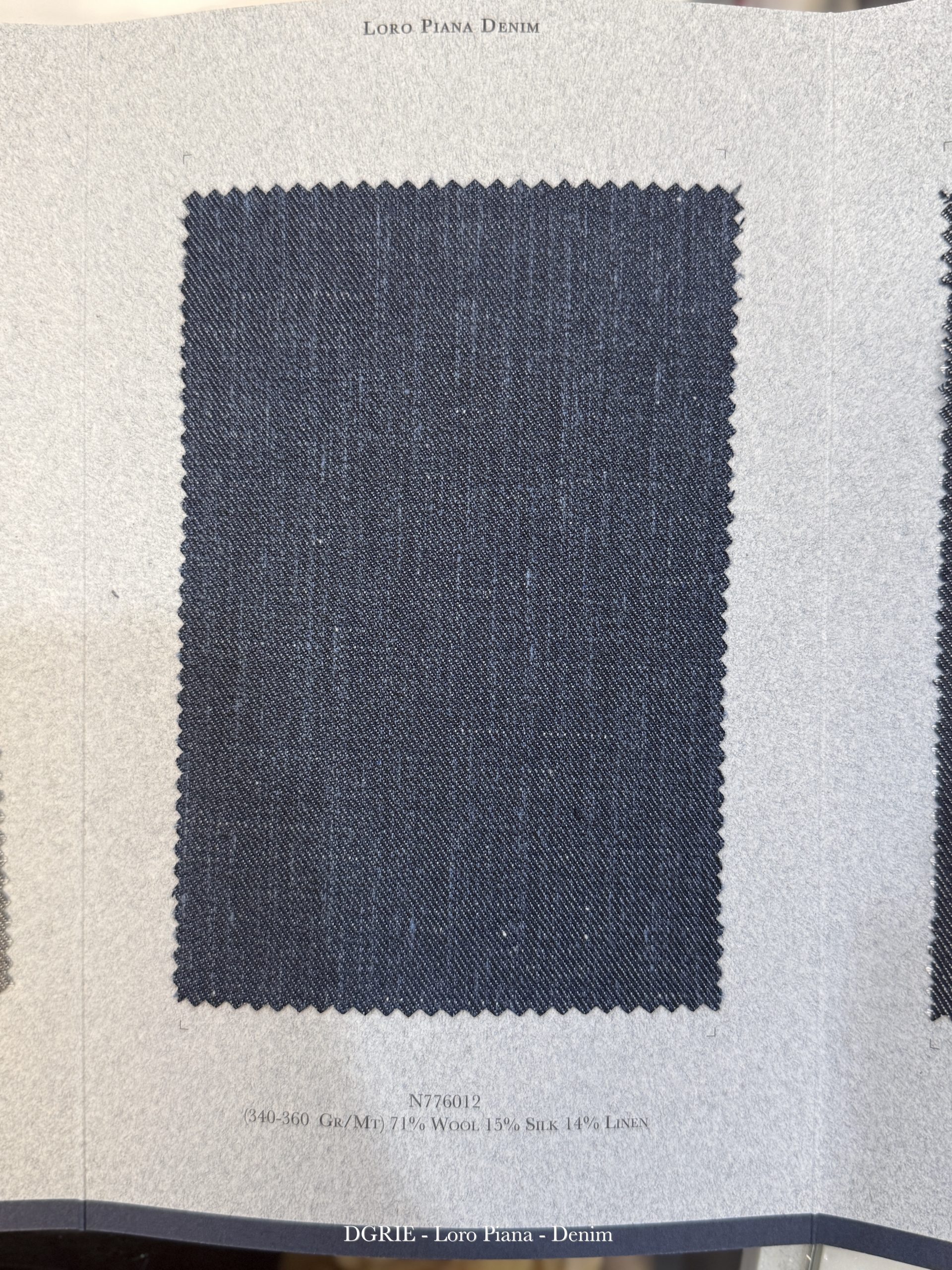 DGRIE - ตัดสูท Loro Piana Denim