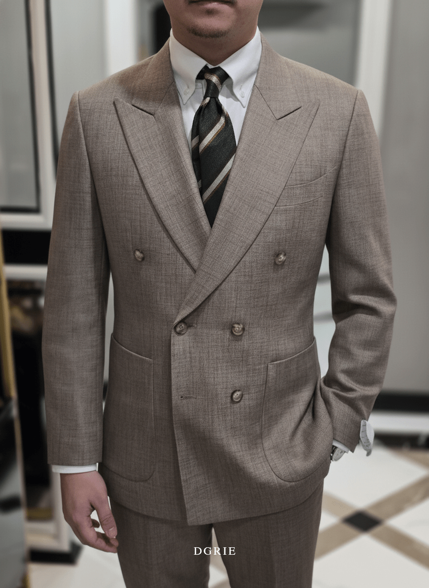 ตัดสูท DGRIE Wool Linen - Double-Breasted Suit
