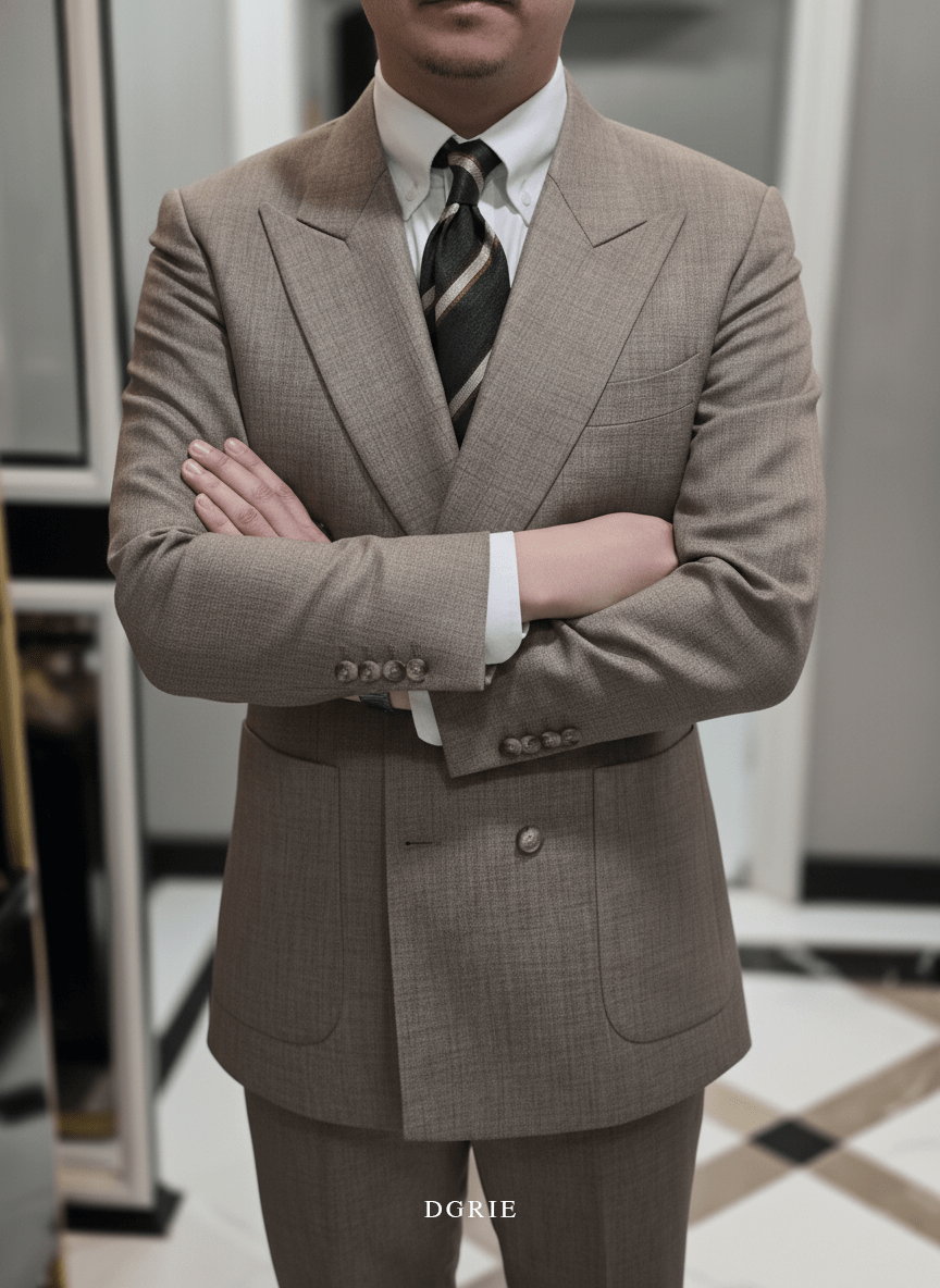 ตัดสูท DGRIE Wool Linen - Double-Breasted Suit