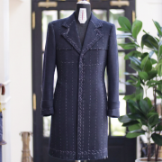 DGRIE - Bespoke Navy Overcoat