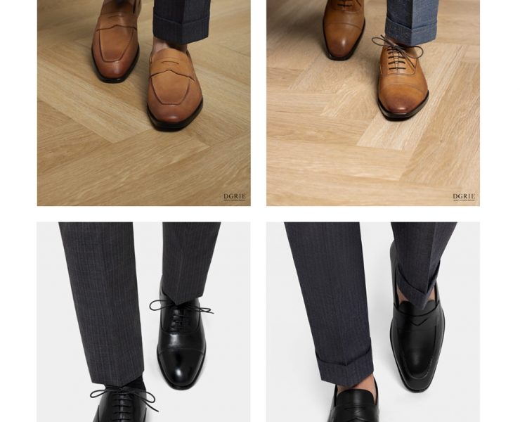 DGRIE SHOES BLACK & TAN Cap-toe Oxford - Penny Loafer