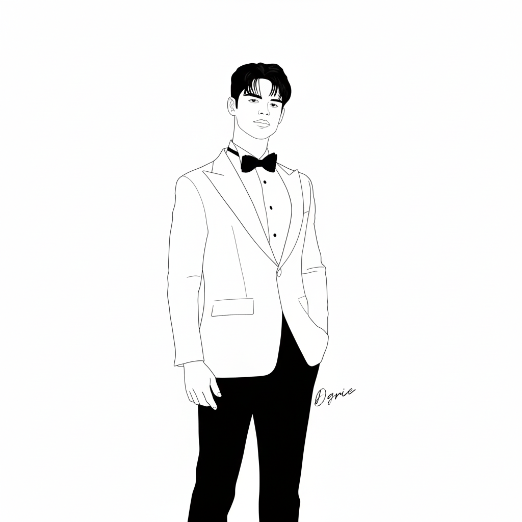 Kim Goodburn | Loro Piana Ivory Wool Dinner Suit