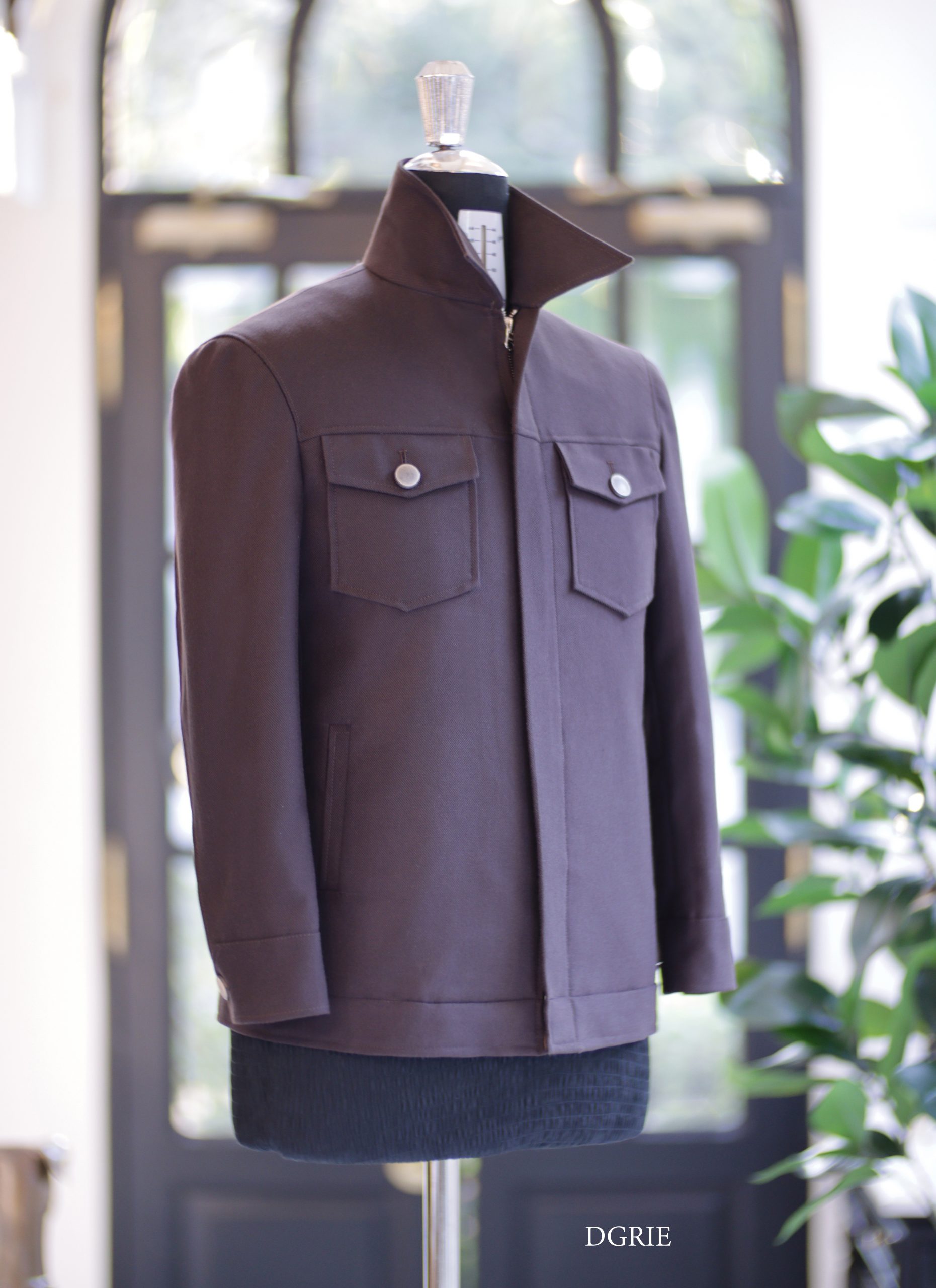 ตัดแจ็คเก็ต Carnet Tailored Casual Wool Cotton Jacket