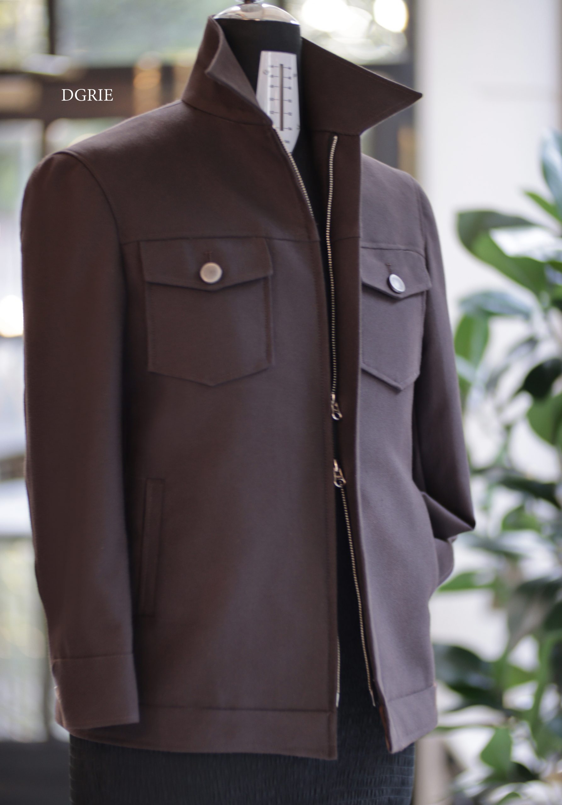 ตัดแจ็คเก็ต Carnet Tailored Casual Wool Cotton Jacket