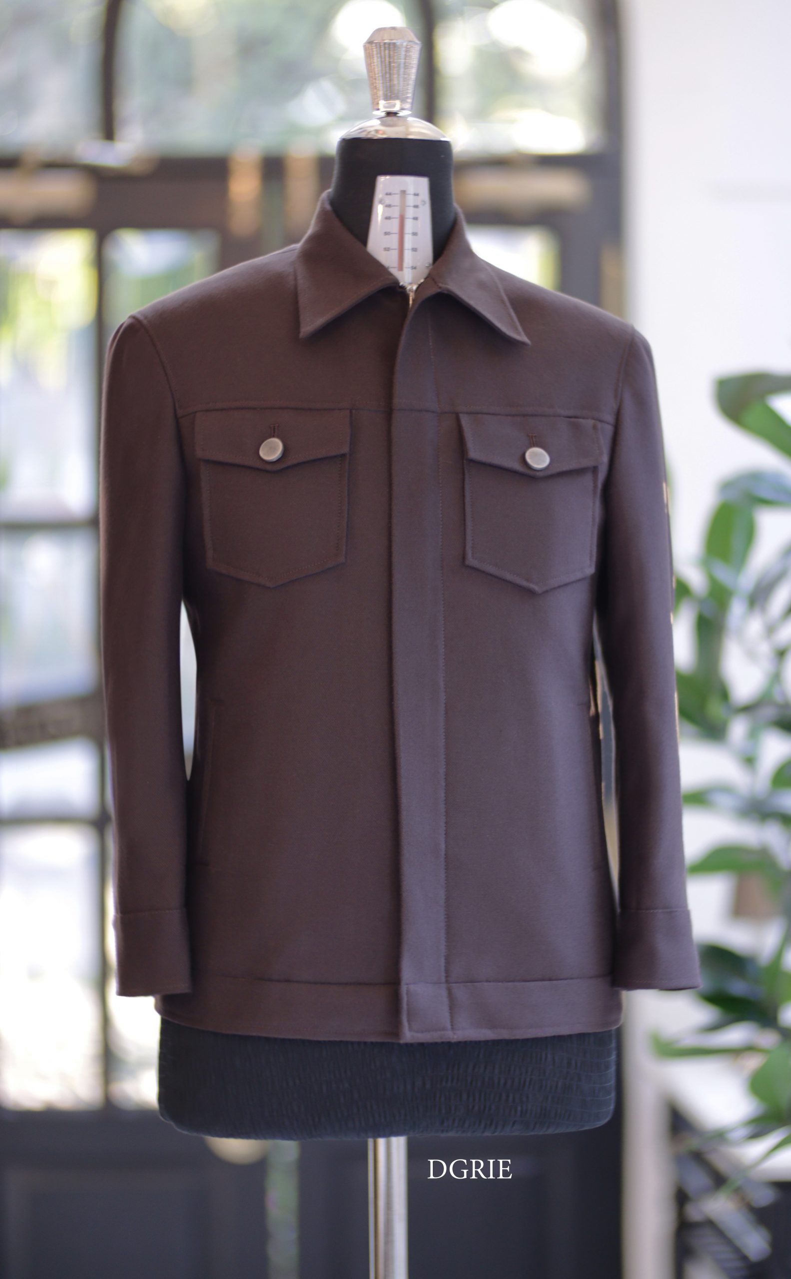 ตัดแจ็คเก็ต Carnet Tailored Casual Wool Cotton Jacket