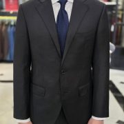 DGRIE Black Herringbone Notch Lapel Suits