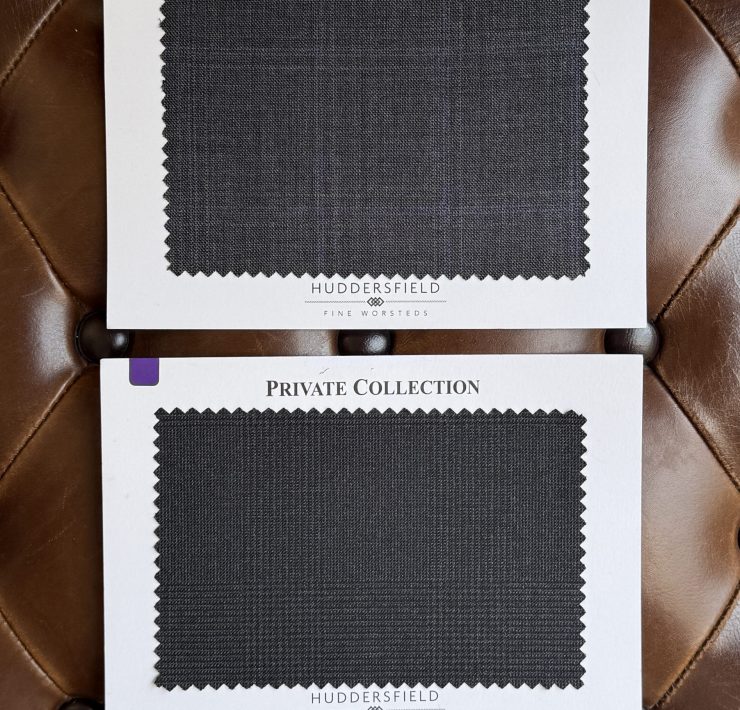 ผ้าตัดสูท DGRIE Selection - Subtle Purple Check & Prince of Wales