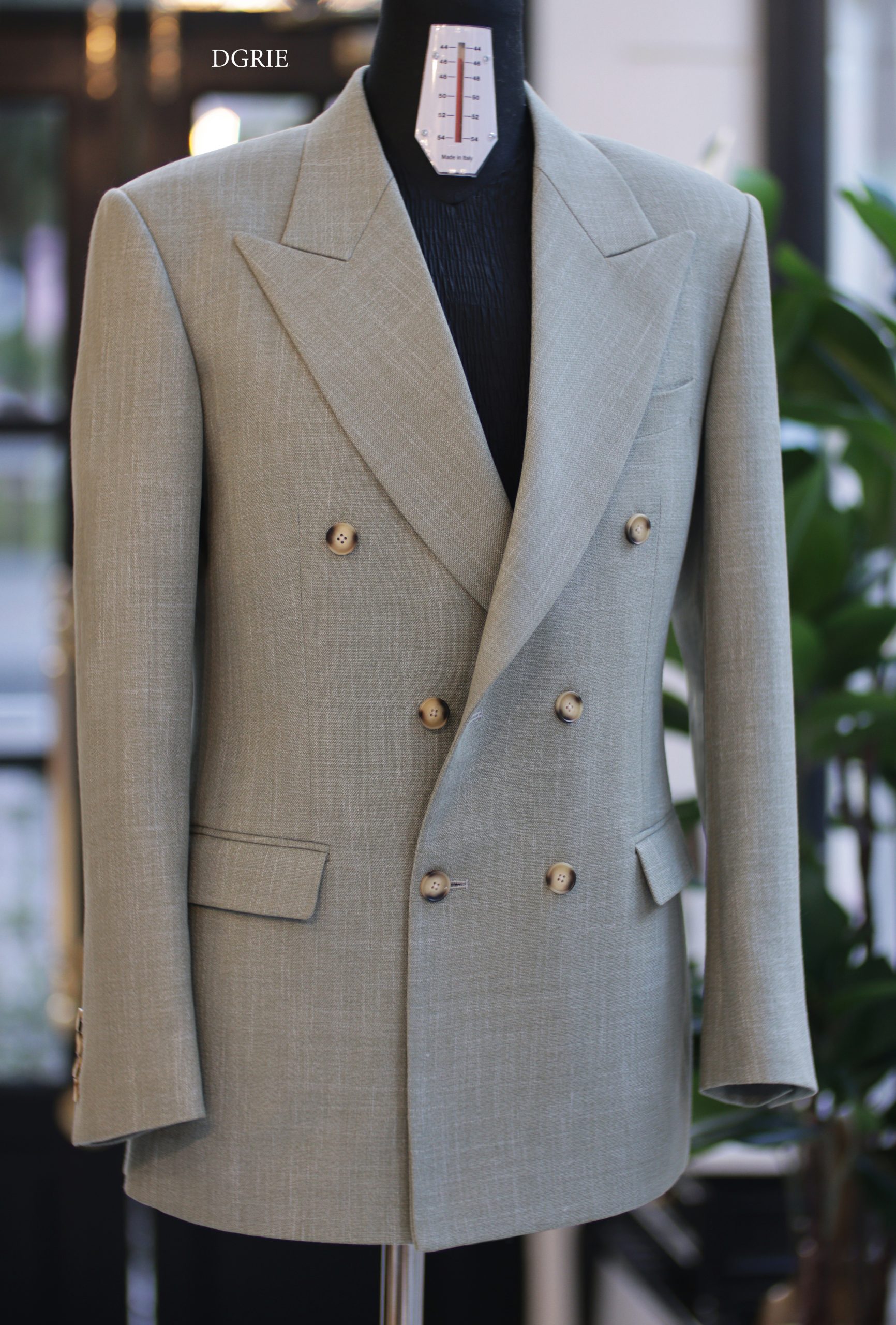 ตัดสูท Sage Green Double Breasted Suits