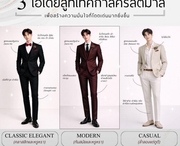 3 Christmas Suit Ideas